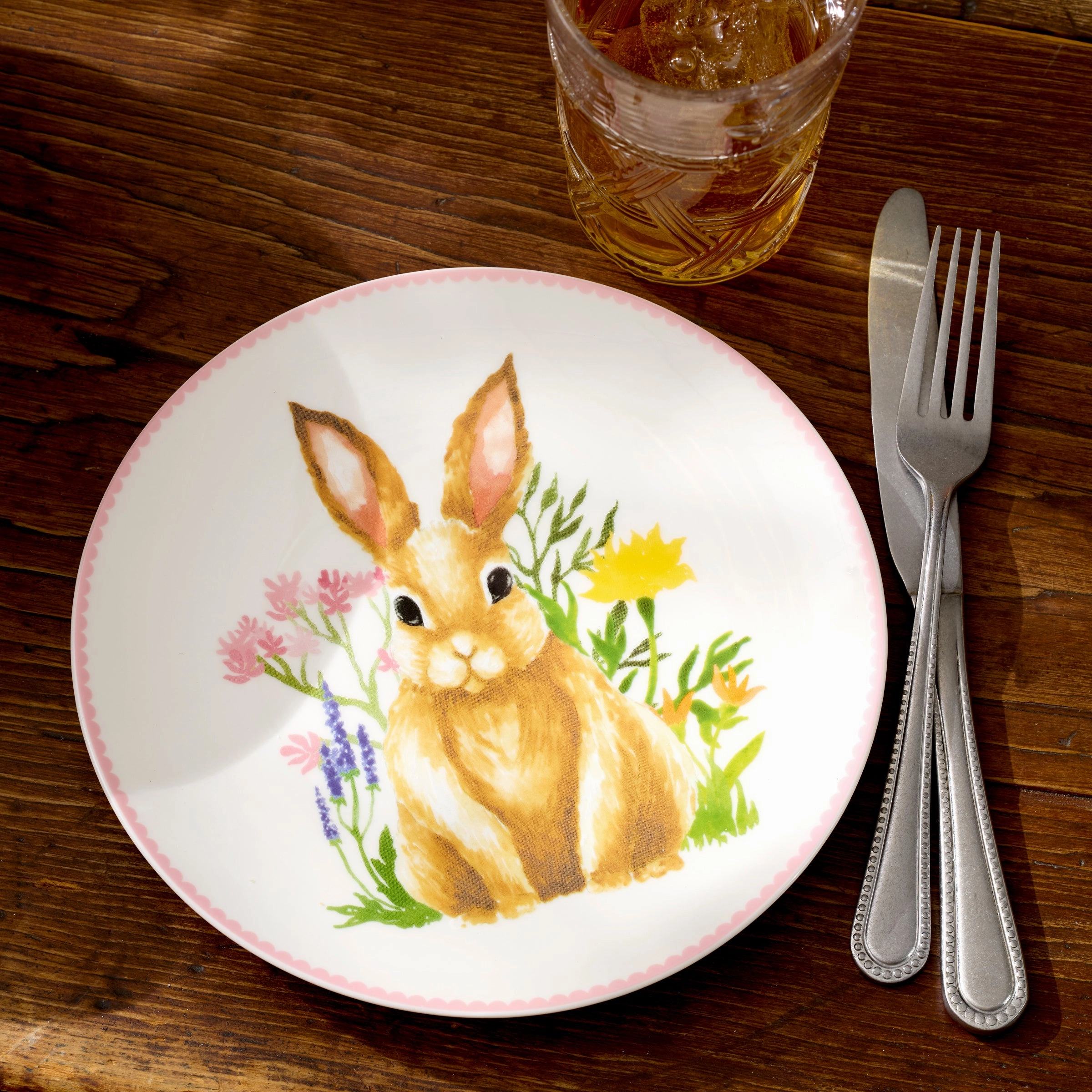 Bunny Accent Plates - Set of 4
