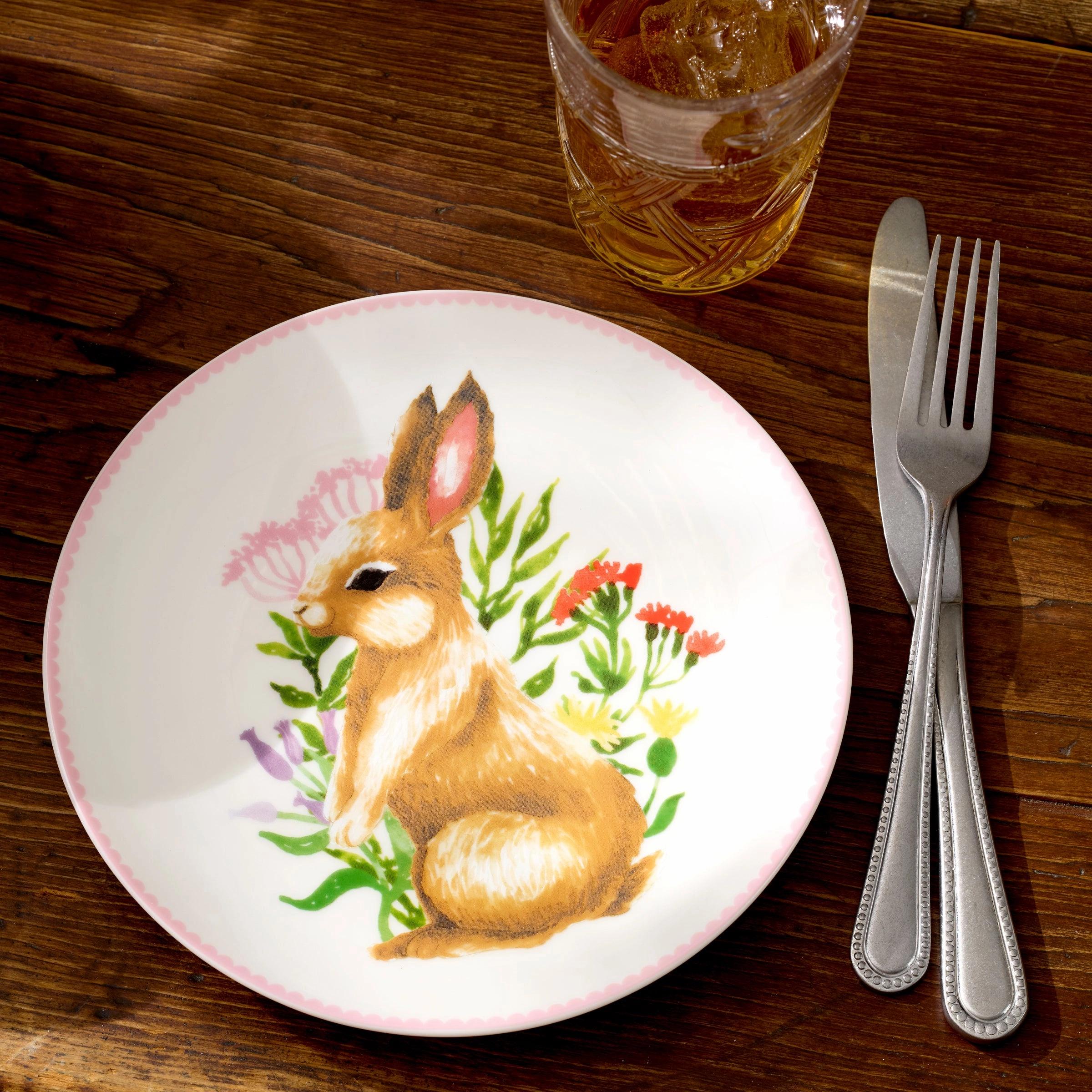Bunny Accent Plates - Set of 4