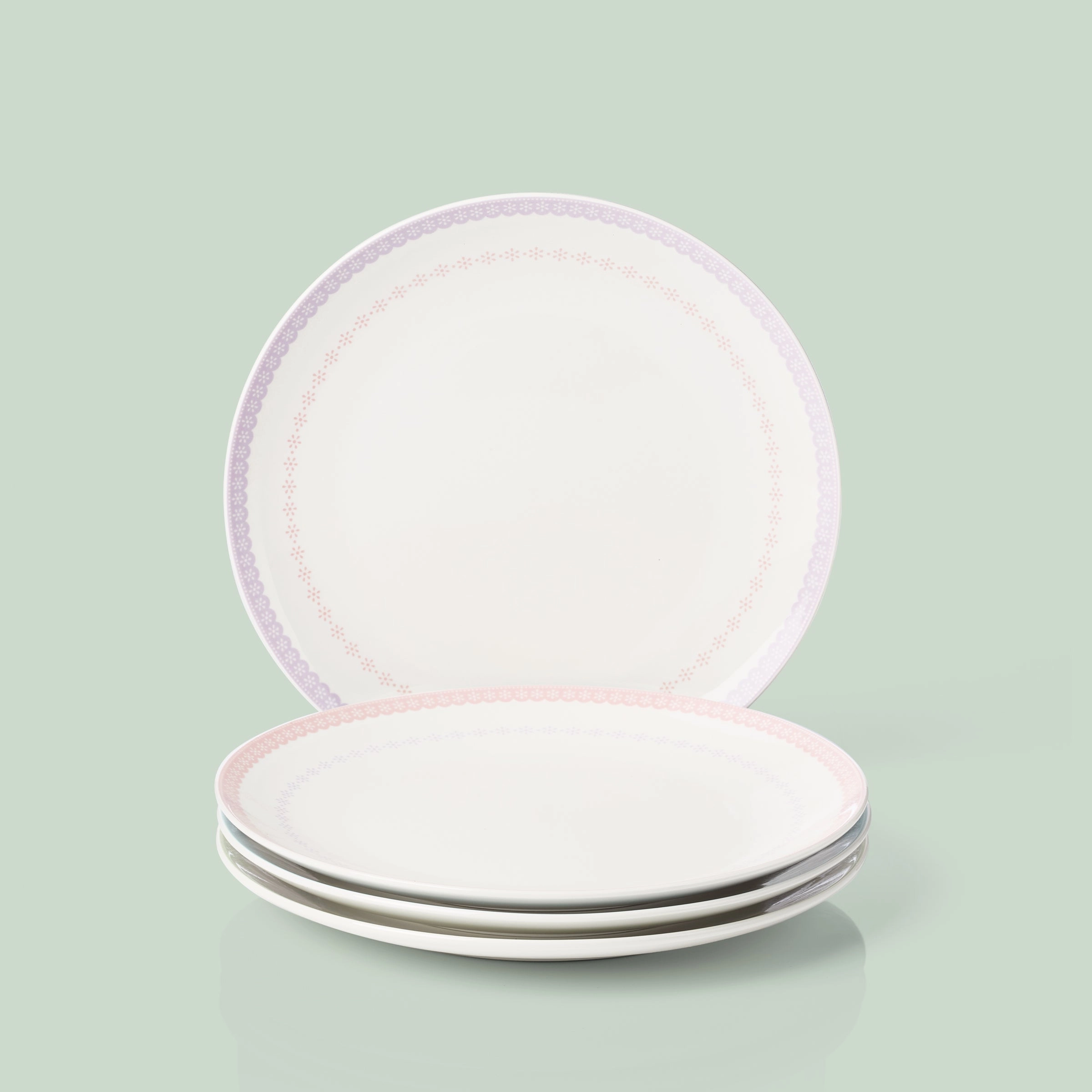Bunny Hop Dinner Plates - Set of 4