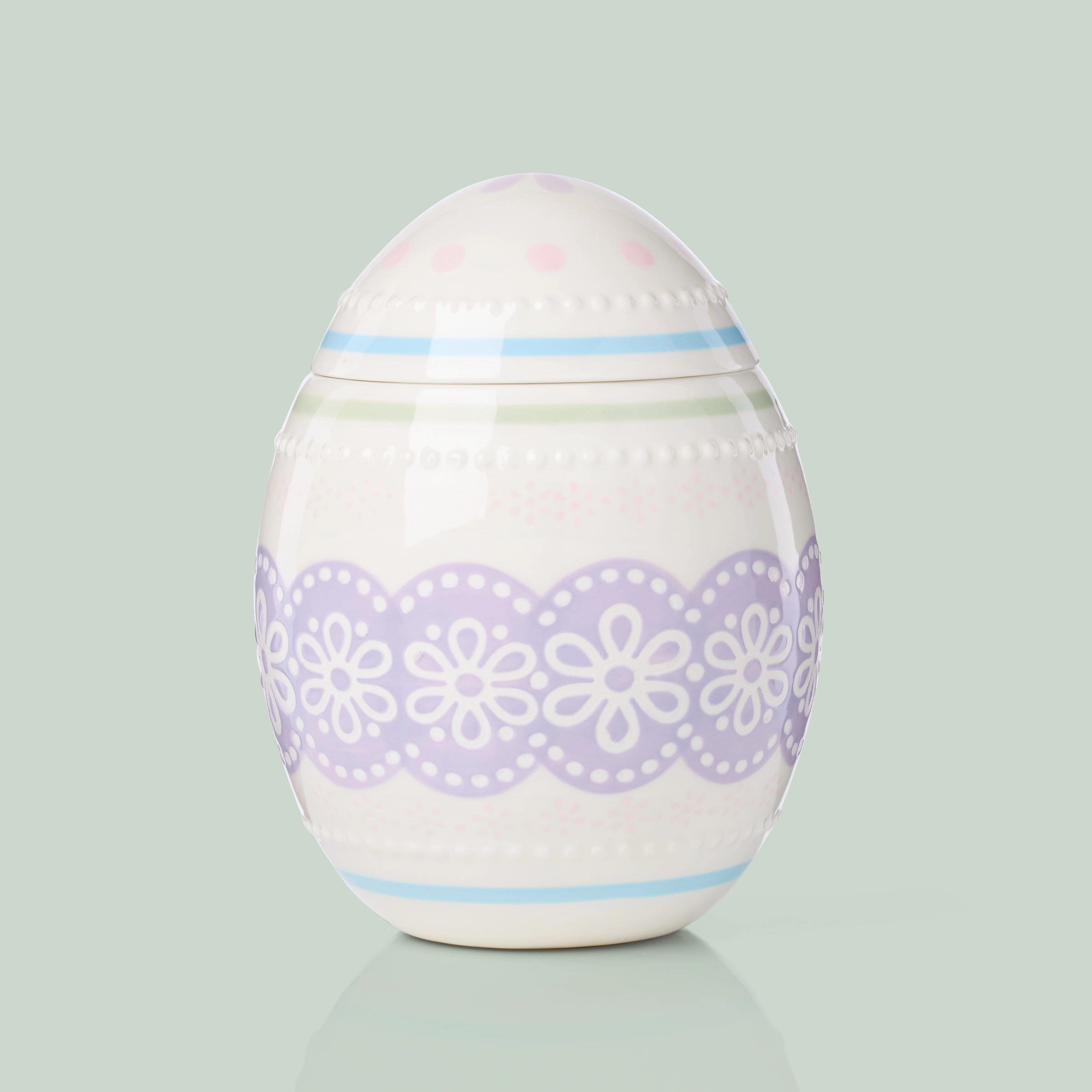 Bunny Hop Easter Egg Candy Jar