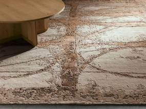 Burke Hand-Knotted Rugmodern color block patchwork rug