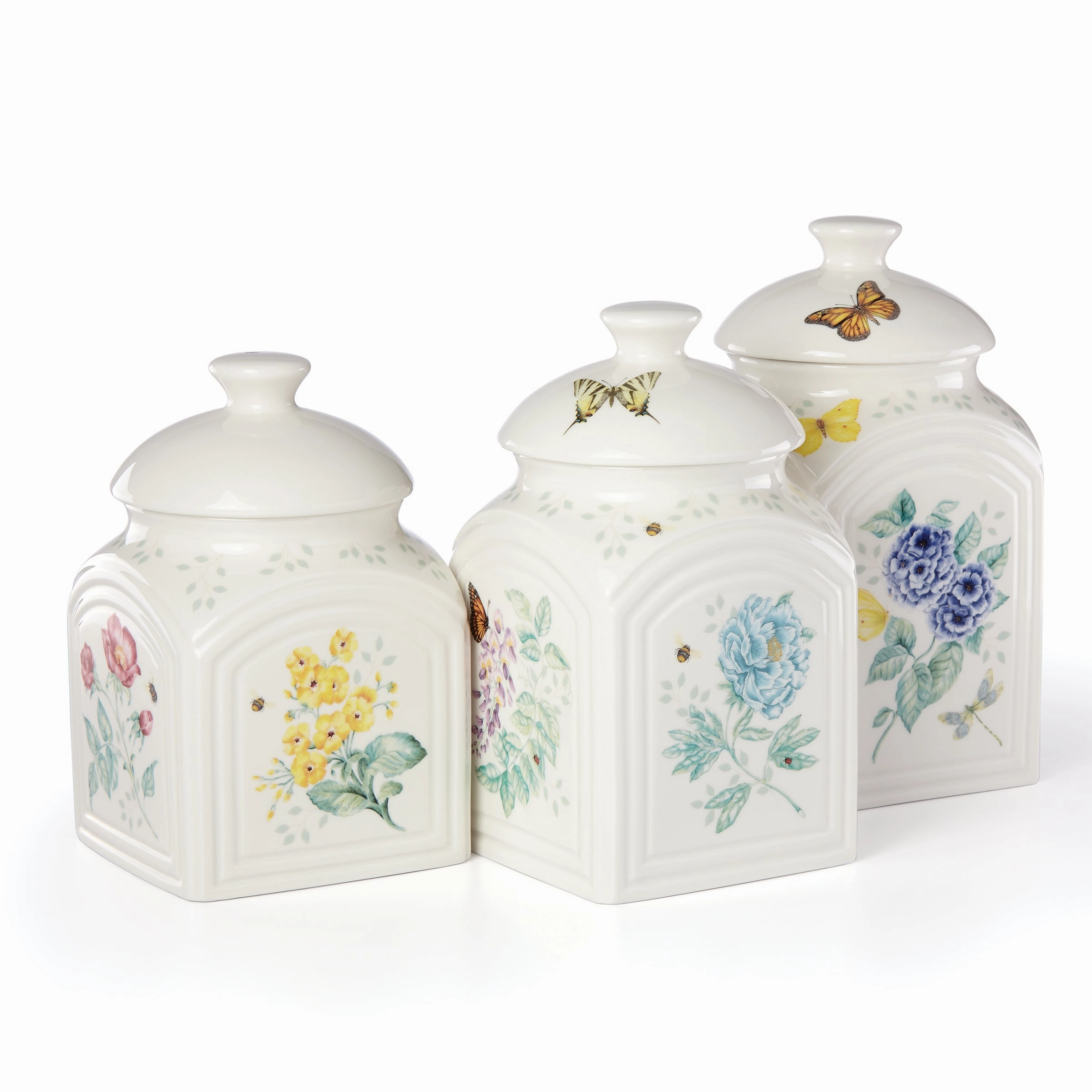 Butterfly Meadow 3-Piece Canister Set