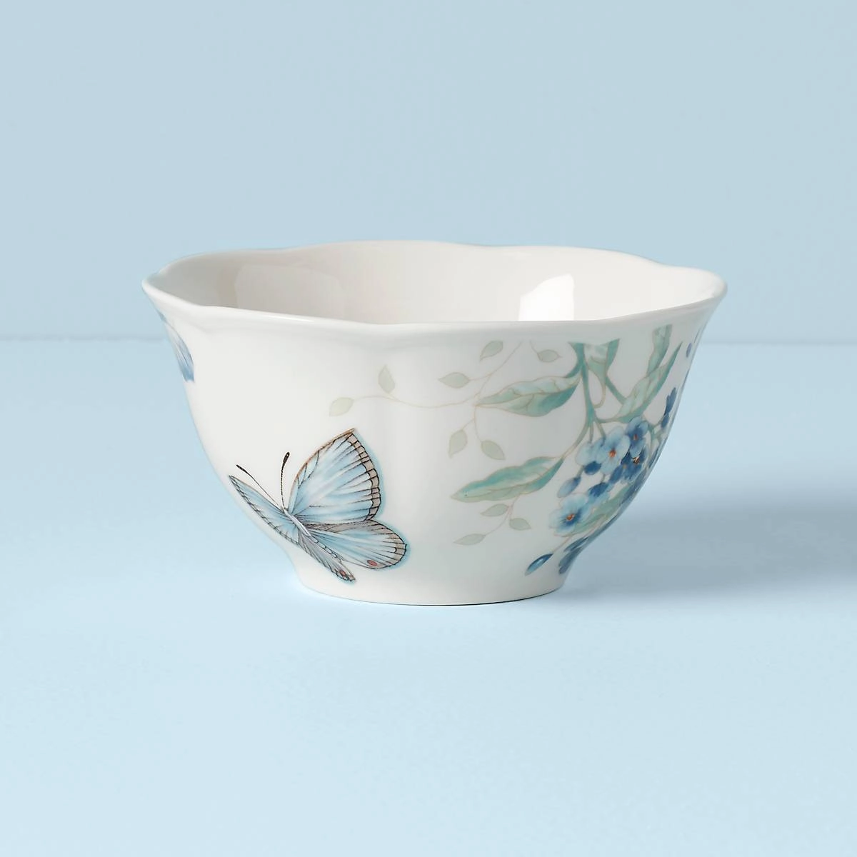 Butterfly Meadow Blue Rice Bowlmodern kitchen decor ,kitchen dinner set ,dinnerware 