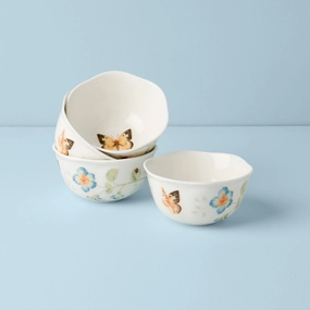 Butterfly Meadow Dessert Bowls - Set of 4modern kitchen decor ,kitchen dinner set ,dinnerware 