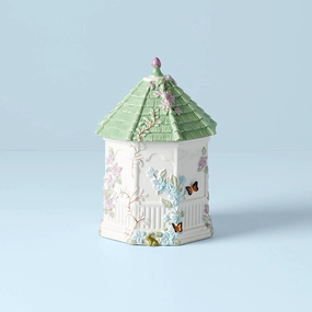 Butterfly Meadow Figural Cookie Jarmodern kitchen decor ,kitchen dinner set ,dinnerware 