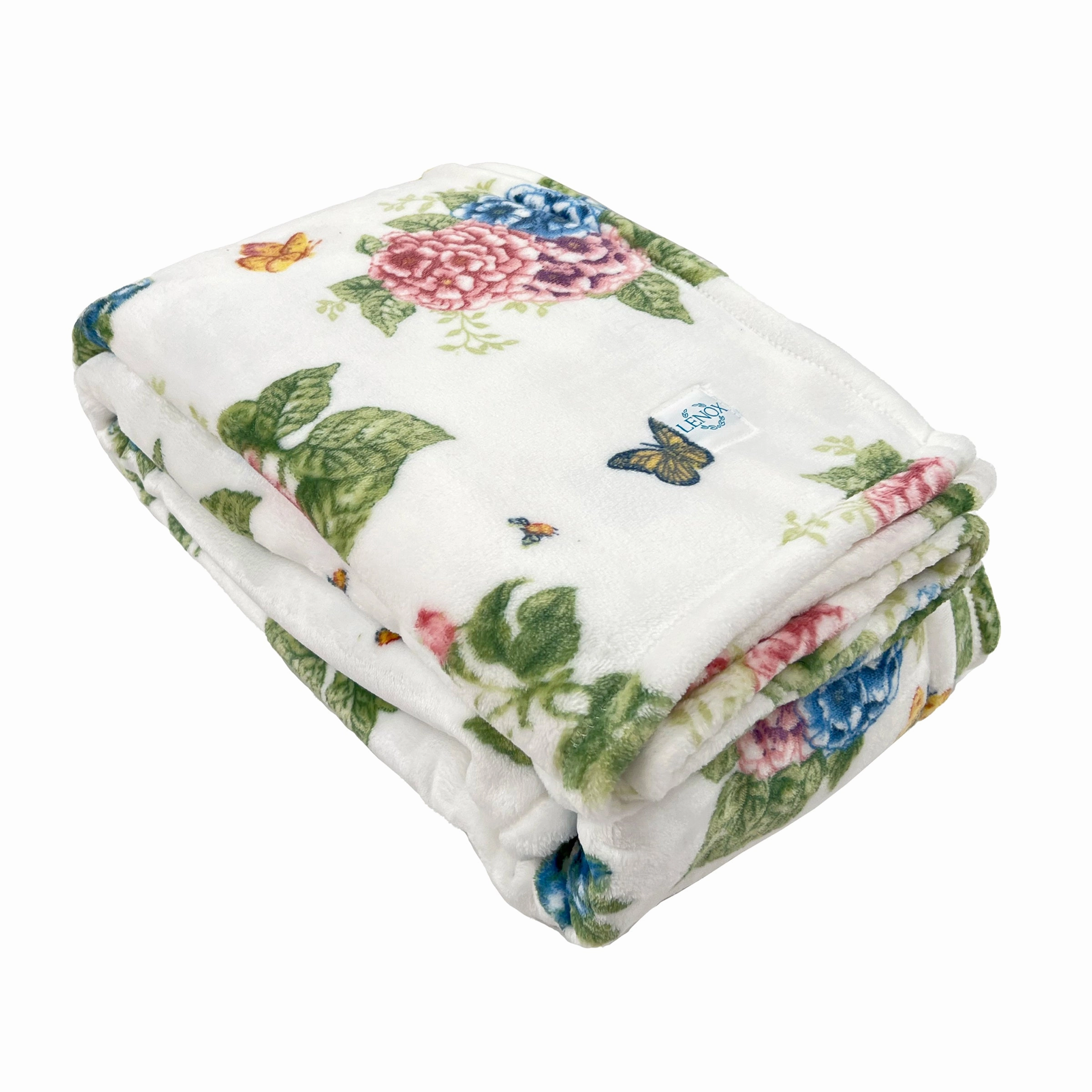 Butterfly Meadow Hydrangea Throw Blankethome decor ,wall decor 