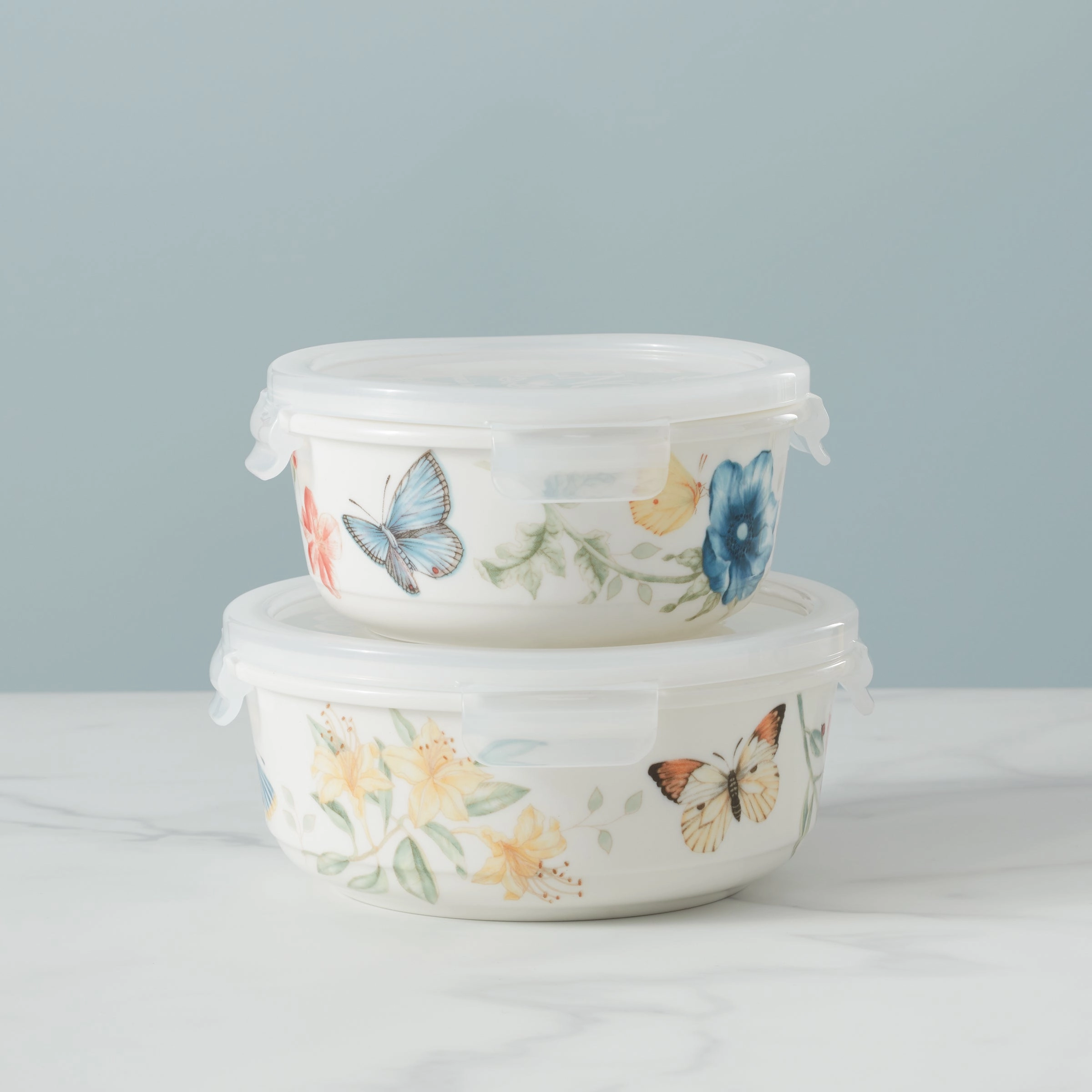 Butterfly Meadow Large Round Container