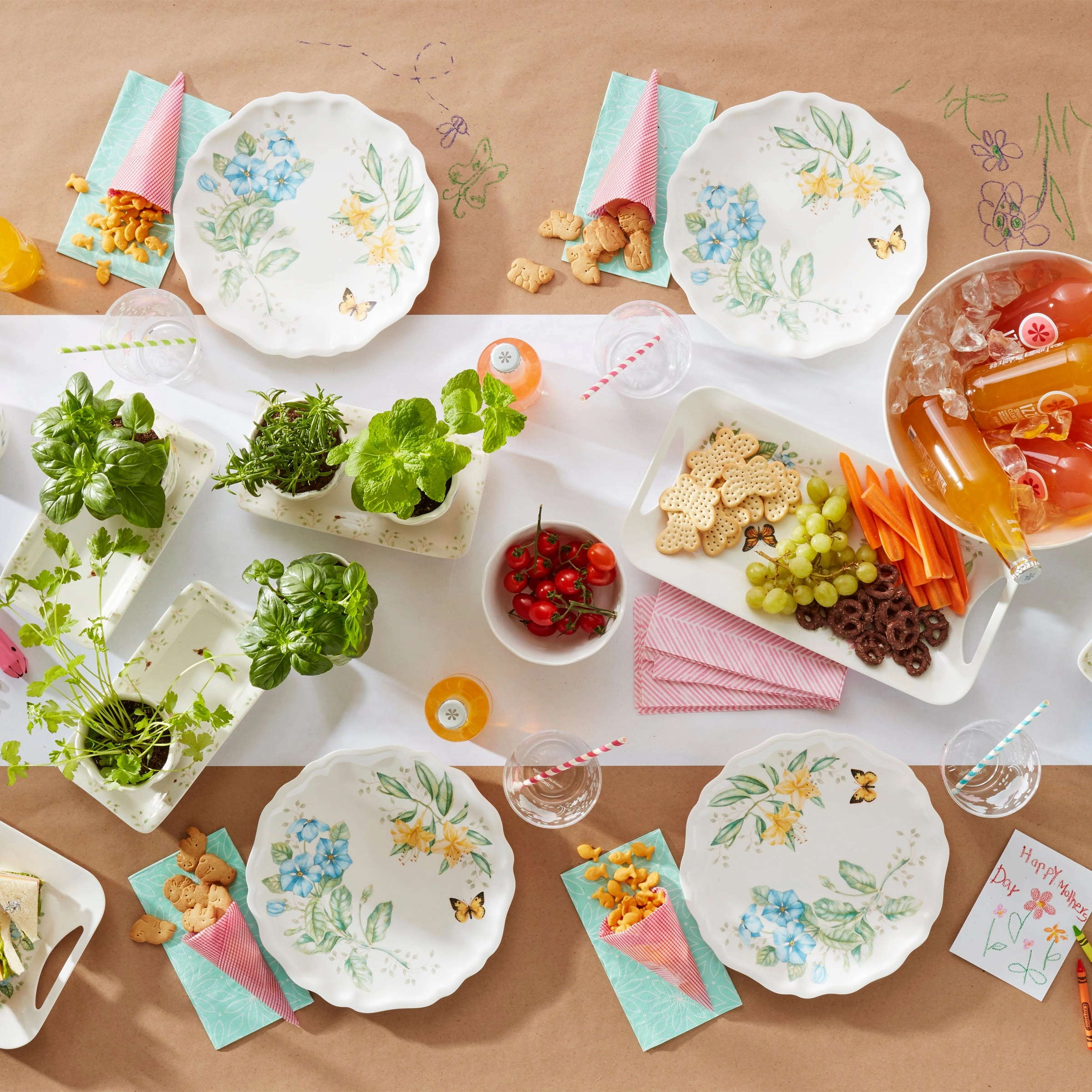Butterfly Meadow Melamine All-Purpose Bowls - Set of 4