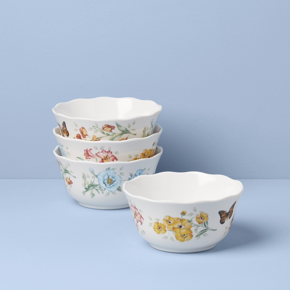 Butterfly Meadow Melamine All-Purpose Bowls - Set of 4modern kitchen decor ,kitchen dinner set ,dinnerware 