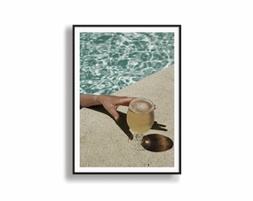 By The Poolmodern abstract painting decor