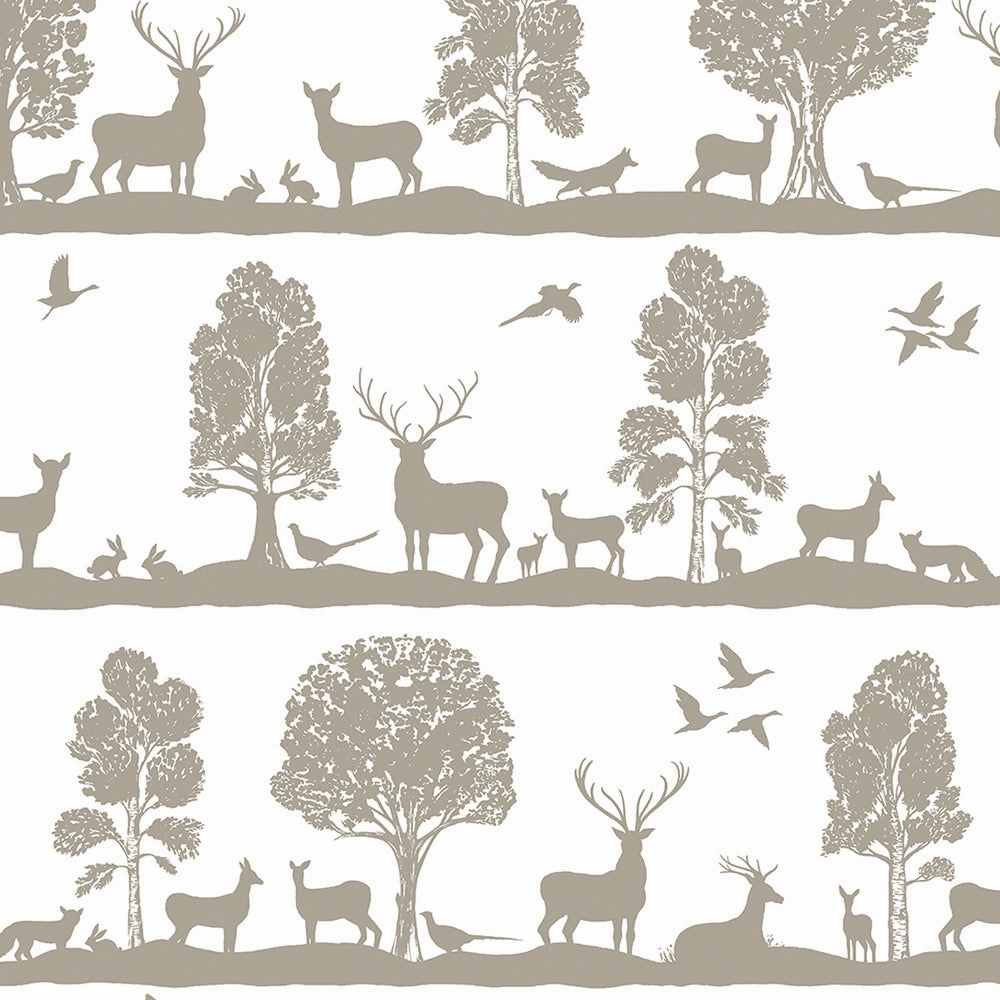 Cairngorms Printed Made to Measure Curtains Birch