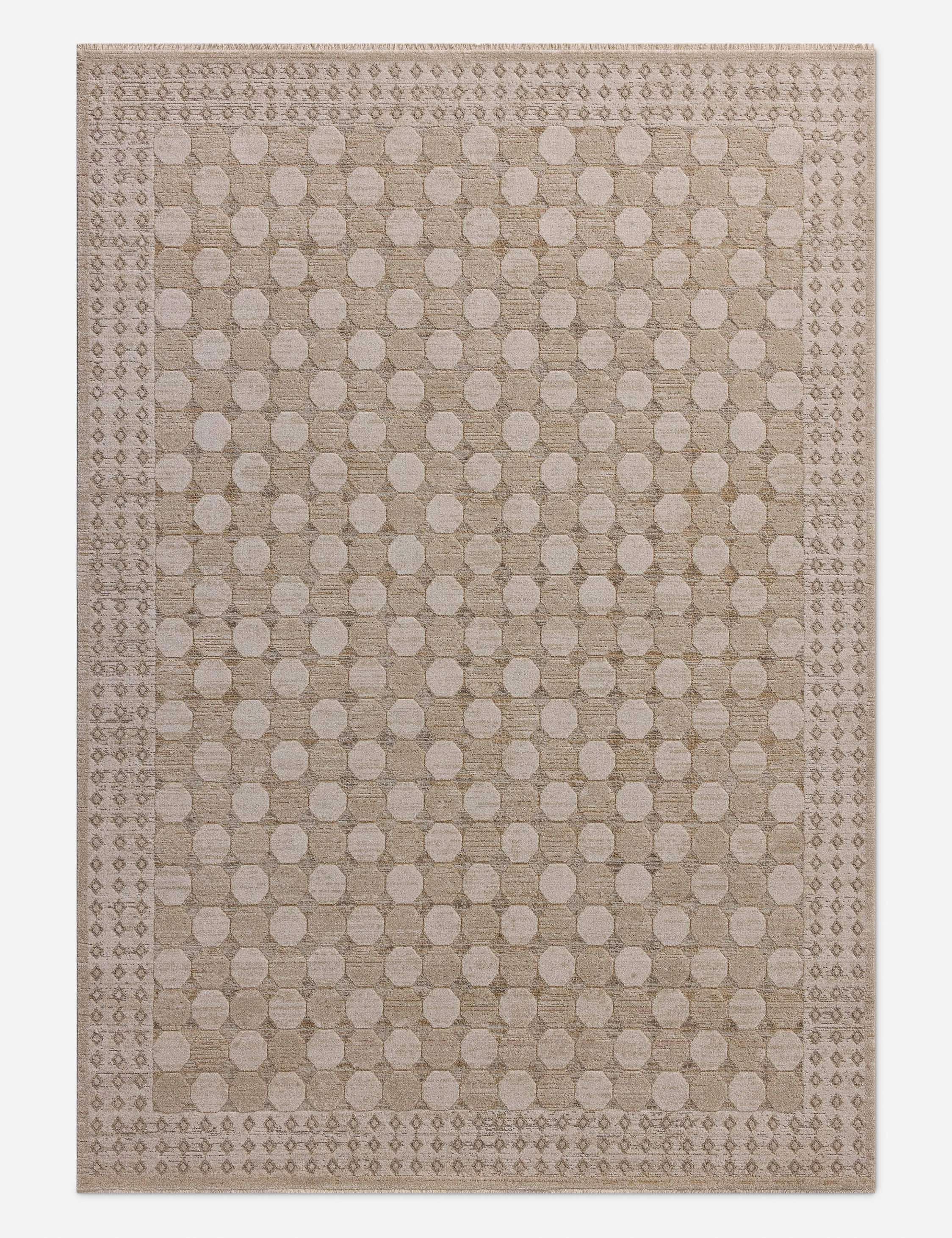 Cali I Rug by Amber Lewis x Loloimodern color block patchwork rug
