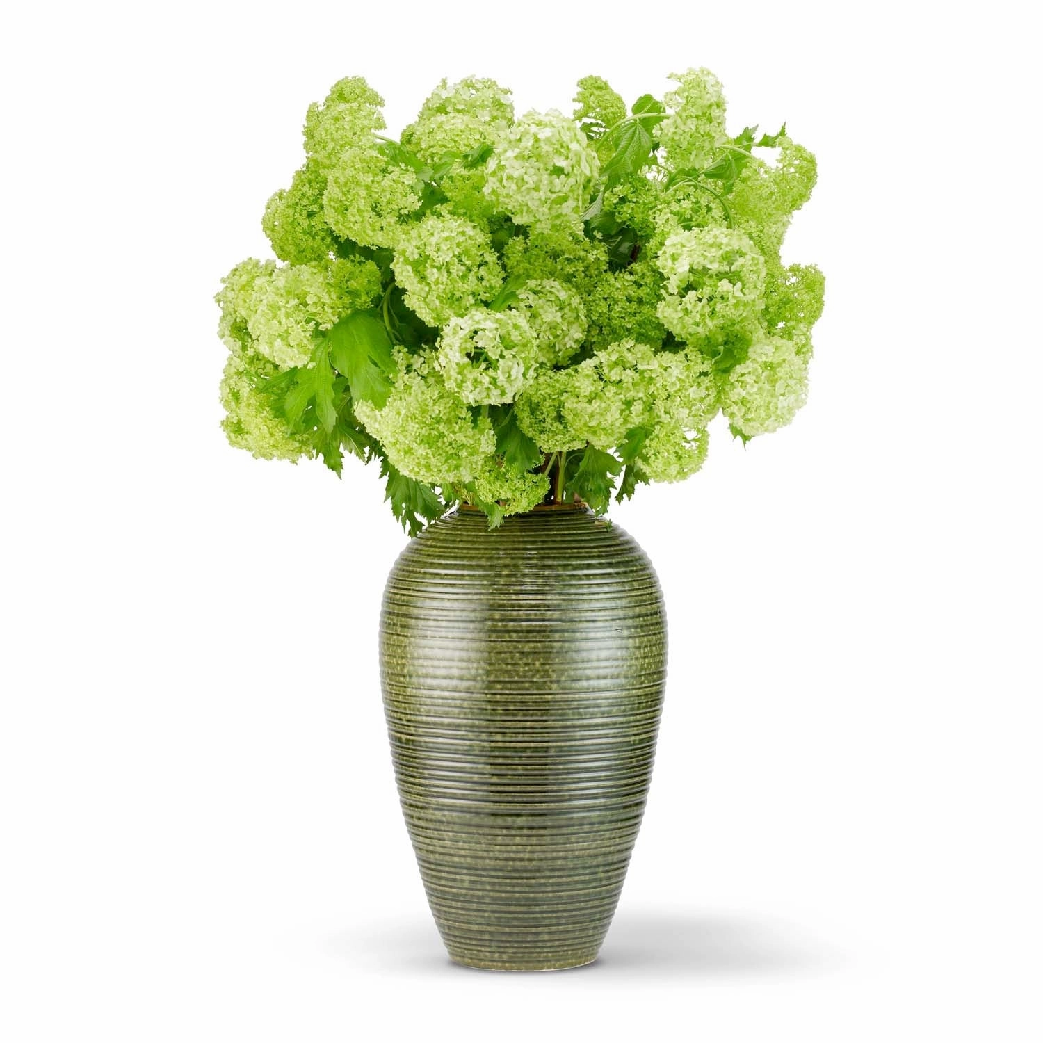 Calinda Tapered Vase Forest Green - 14" Tall
