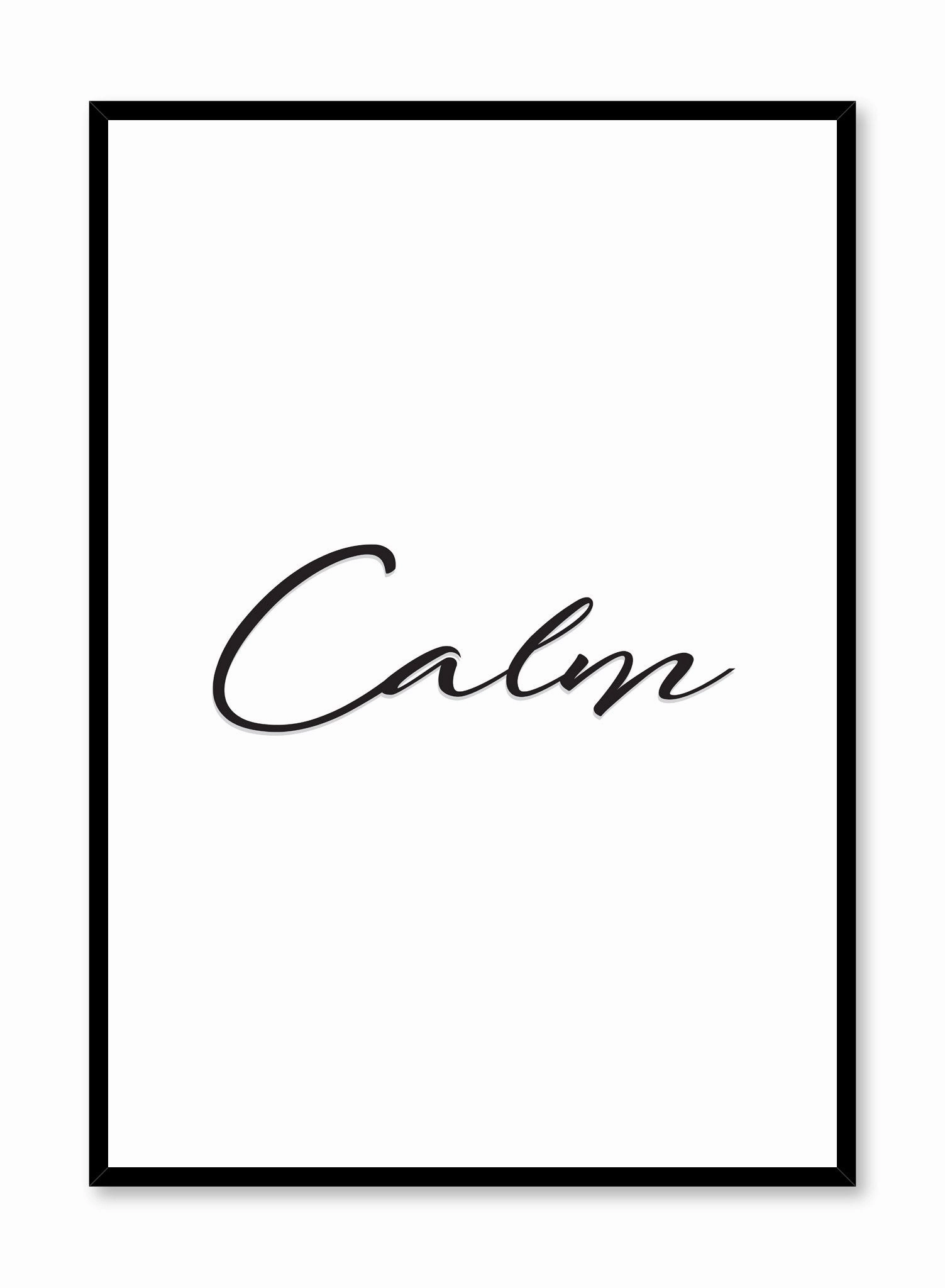 Calm, Posterpop culture themed posters