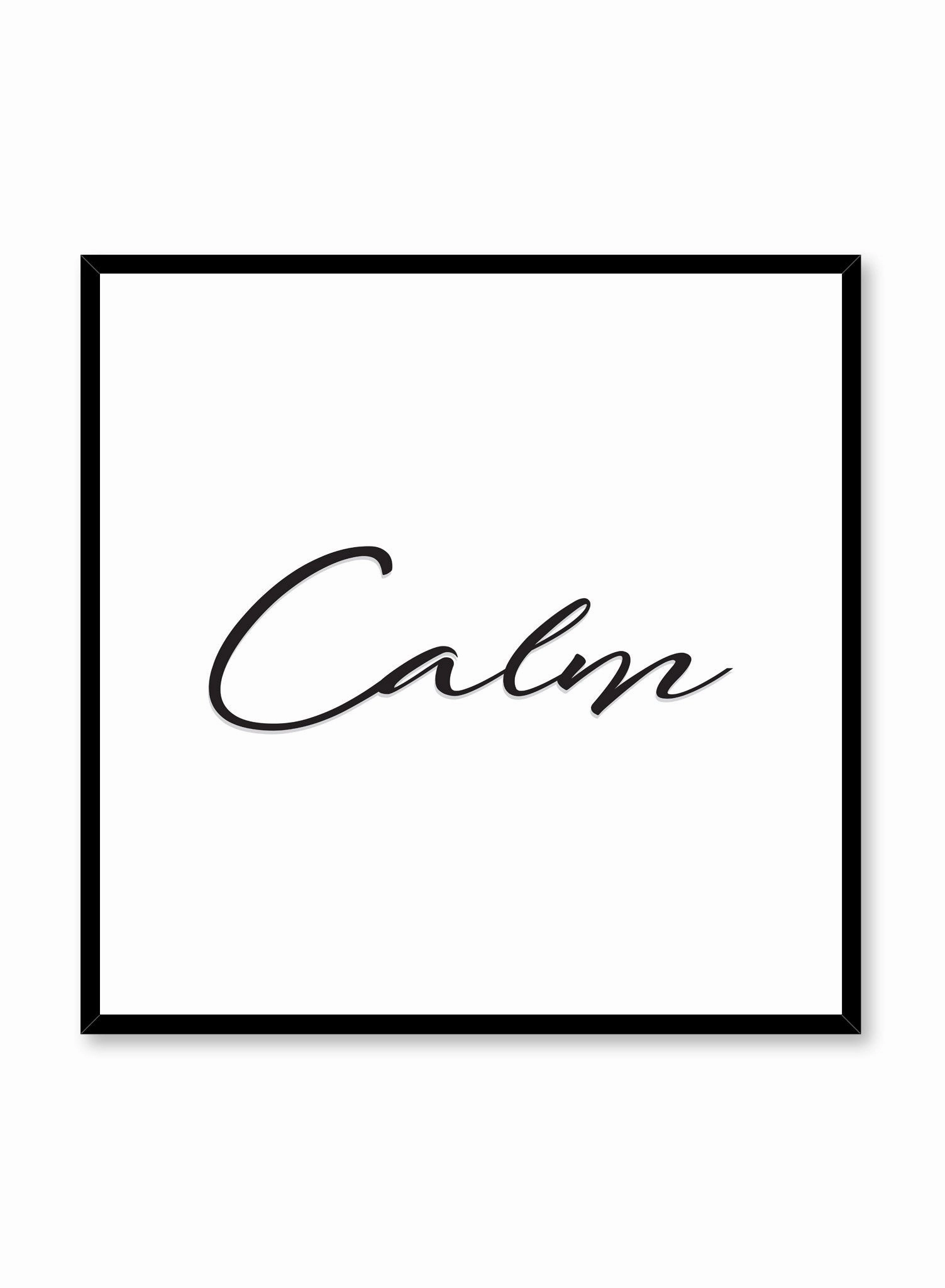 Calm, Poster