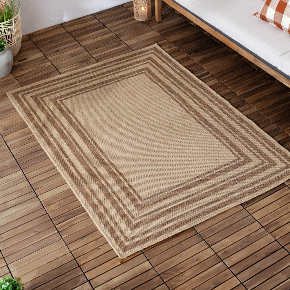 Camber Jute Effect Indoor/Outdoor Rug Natural