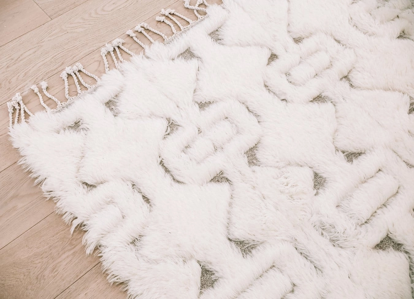 Camilla Tribal Pattern Berber Wool Shag Rug