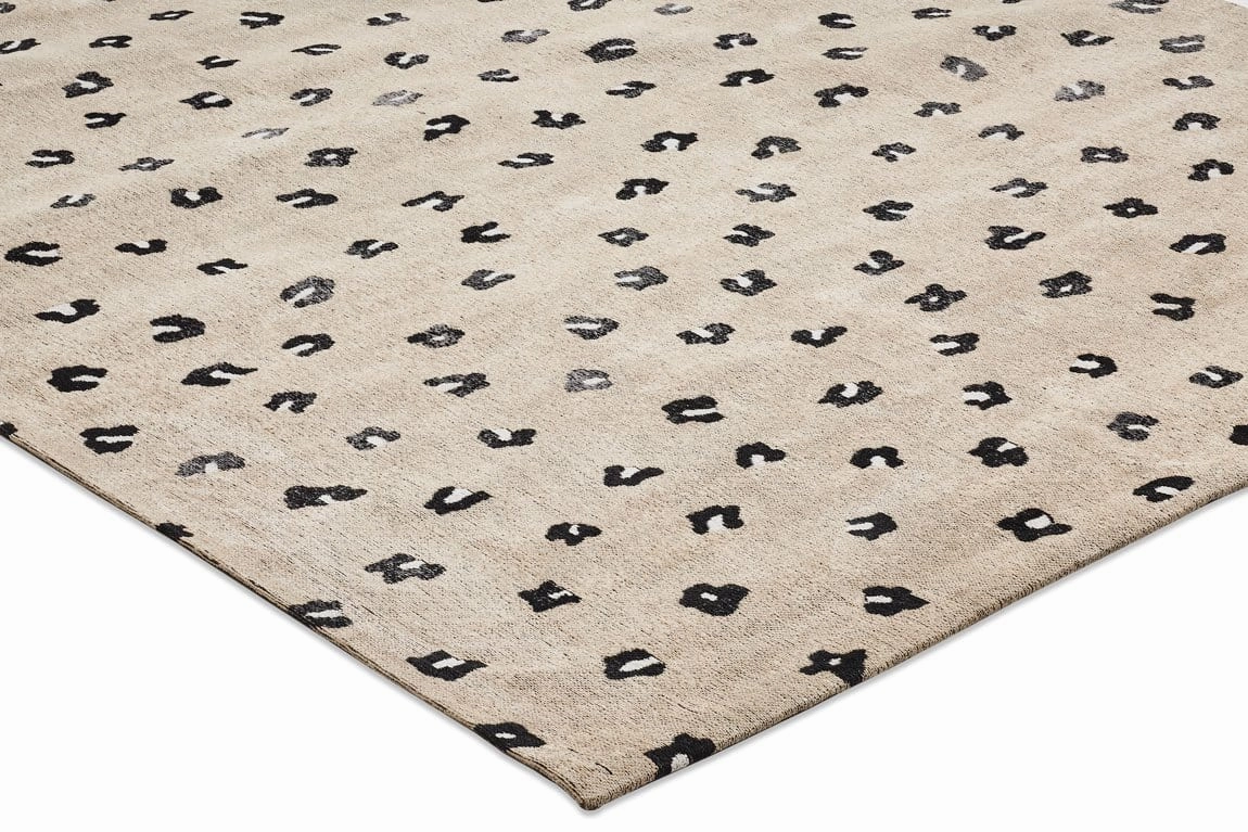 Candice Beige Leopard Animal Pattern Rug *NO RETURNS UNLESS FAULTY