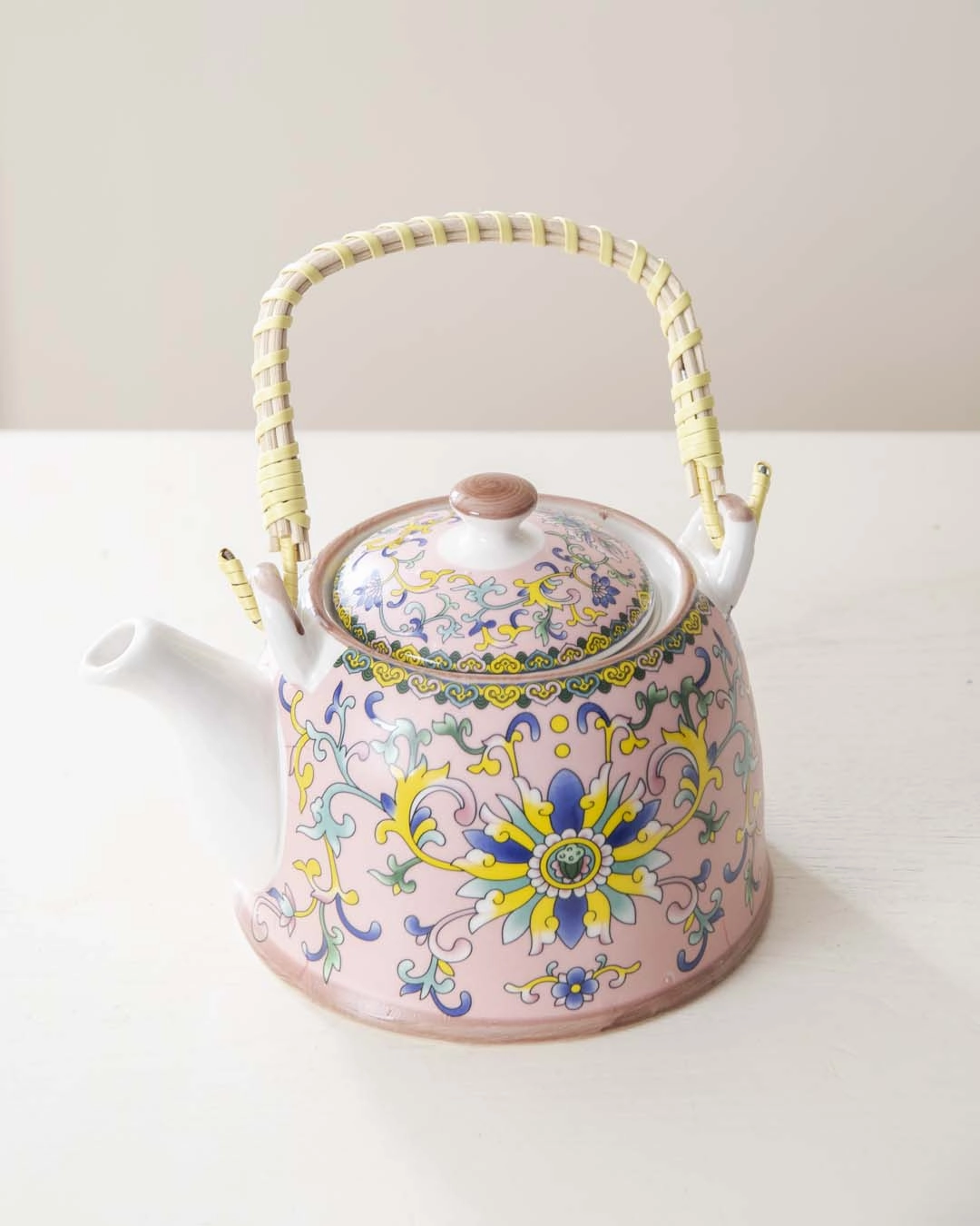 Canton Ceramic Tea Kettle - Pink