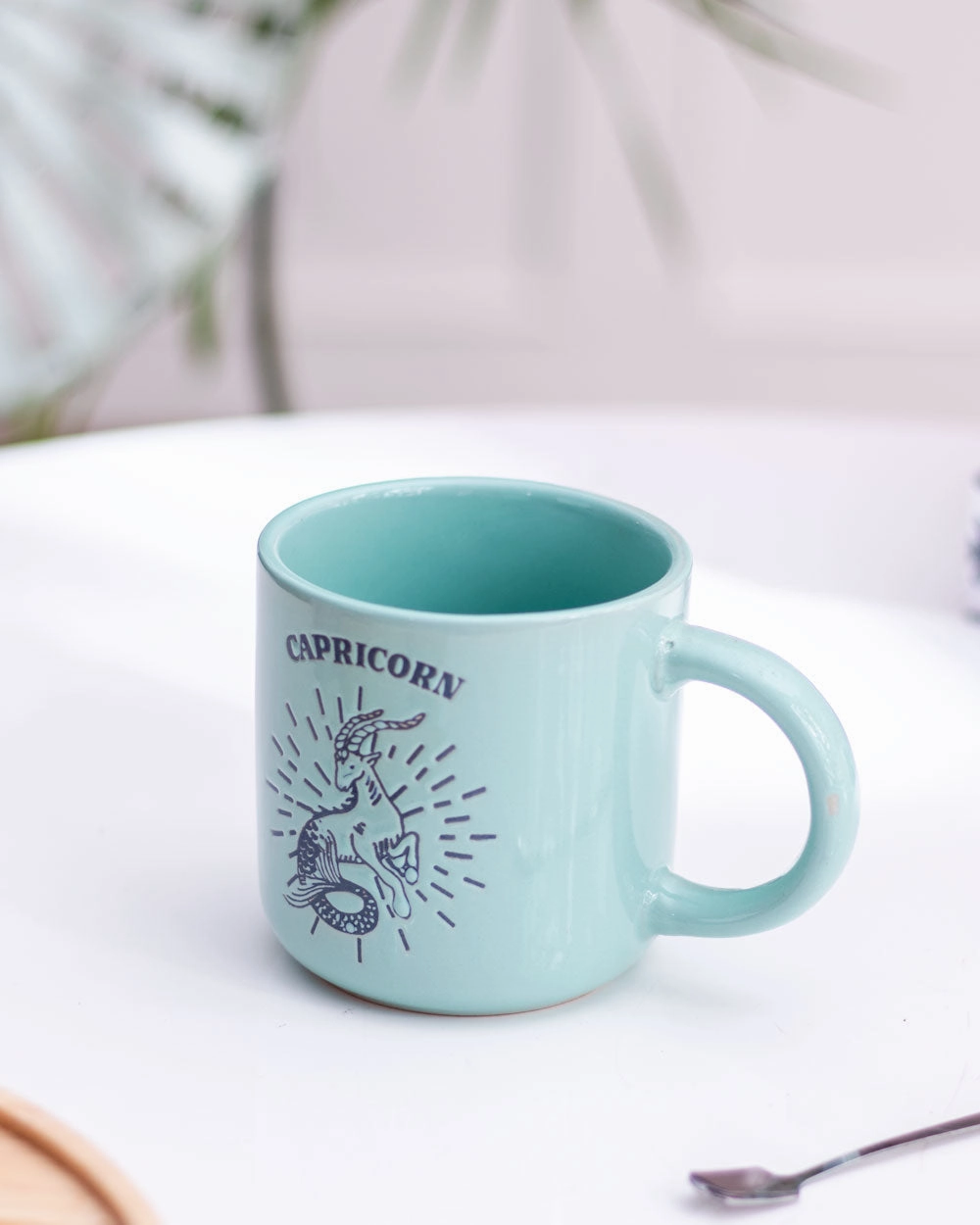 Capricorn Zodiac Mug - Turquoise
