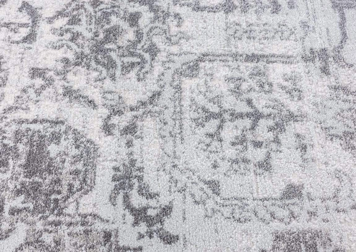 Cara Cream And Grey Transitional Medallion Rug *NO RETURNS UNLESS FAULTY