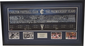 Carlton Premiership Years Signed Bruce Doull John Nichollshandmade souvenirs