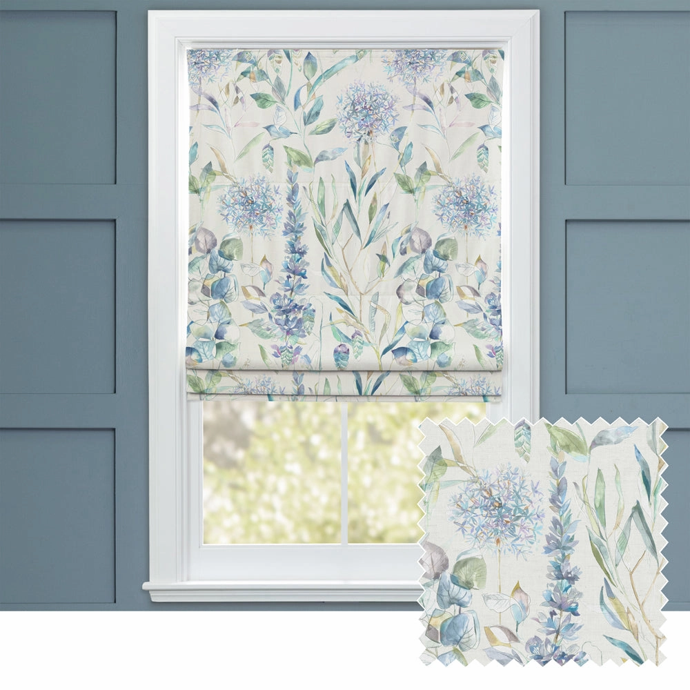 Carneum Floral Printed Cotton Made to Measure Roman Blinds Capribedding sets ,throw blankets 