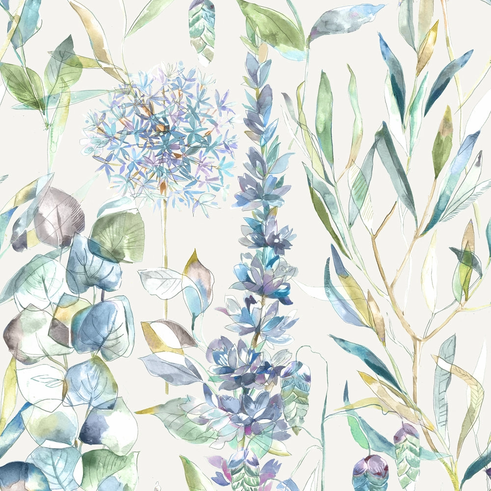 Carneum Floral Printed Cotton Made to Measure Roman Blinds Capri
