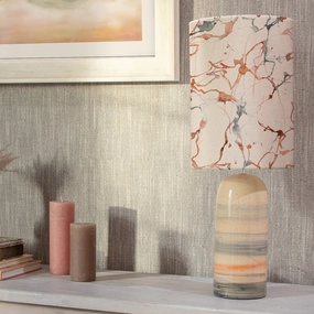 Carrara Anna & Ocefina Complete Table Lamp Sandstone/Rosewatermodern home decor ,home decor for bedroom 