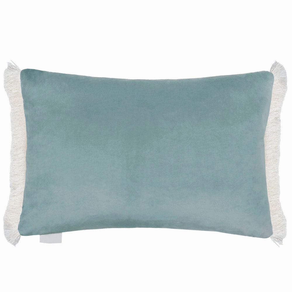 Carrara Fringed Cushion Ocean