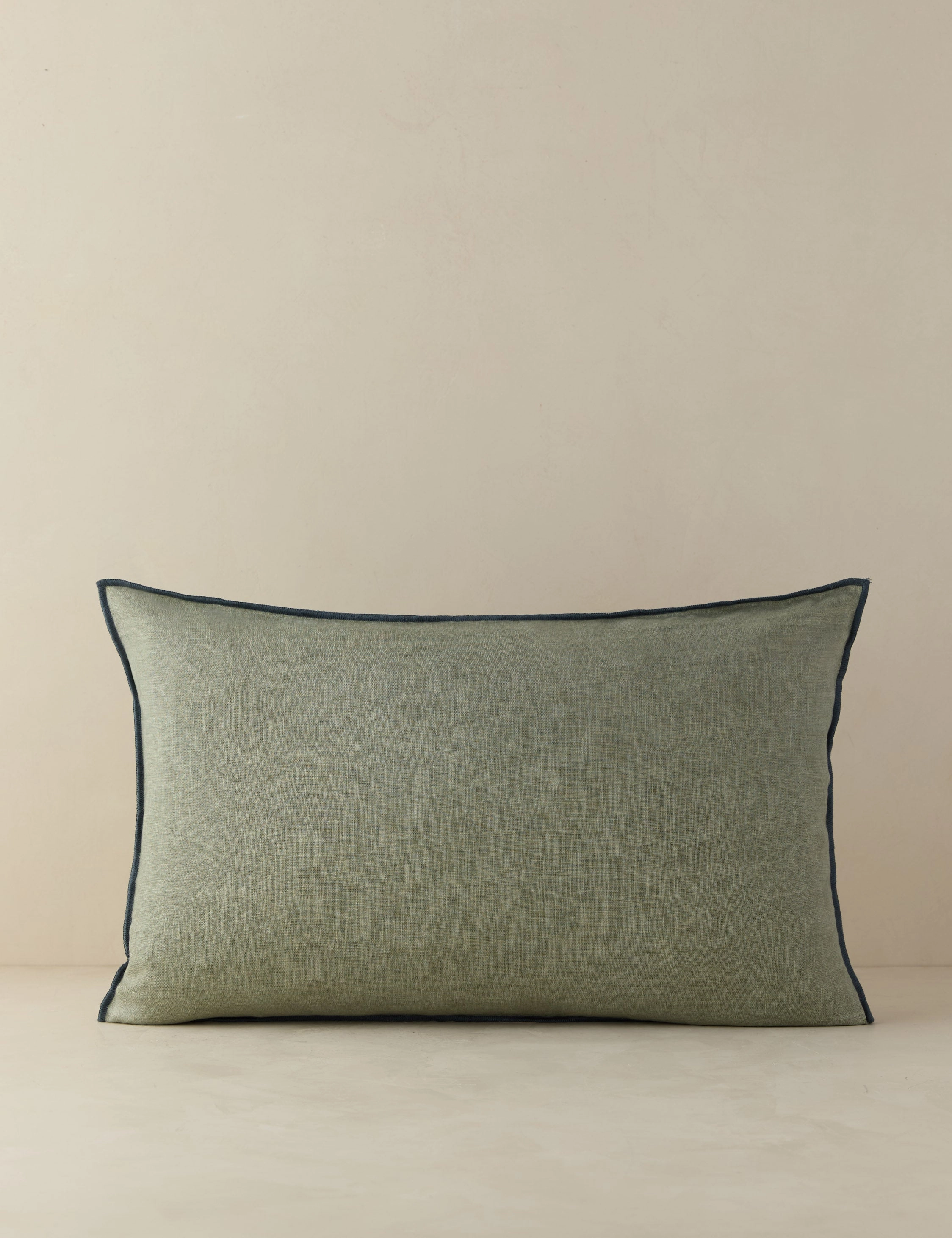 Carys Contrast Linen Pillow
