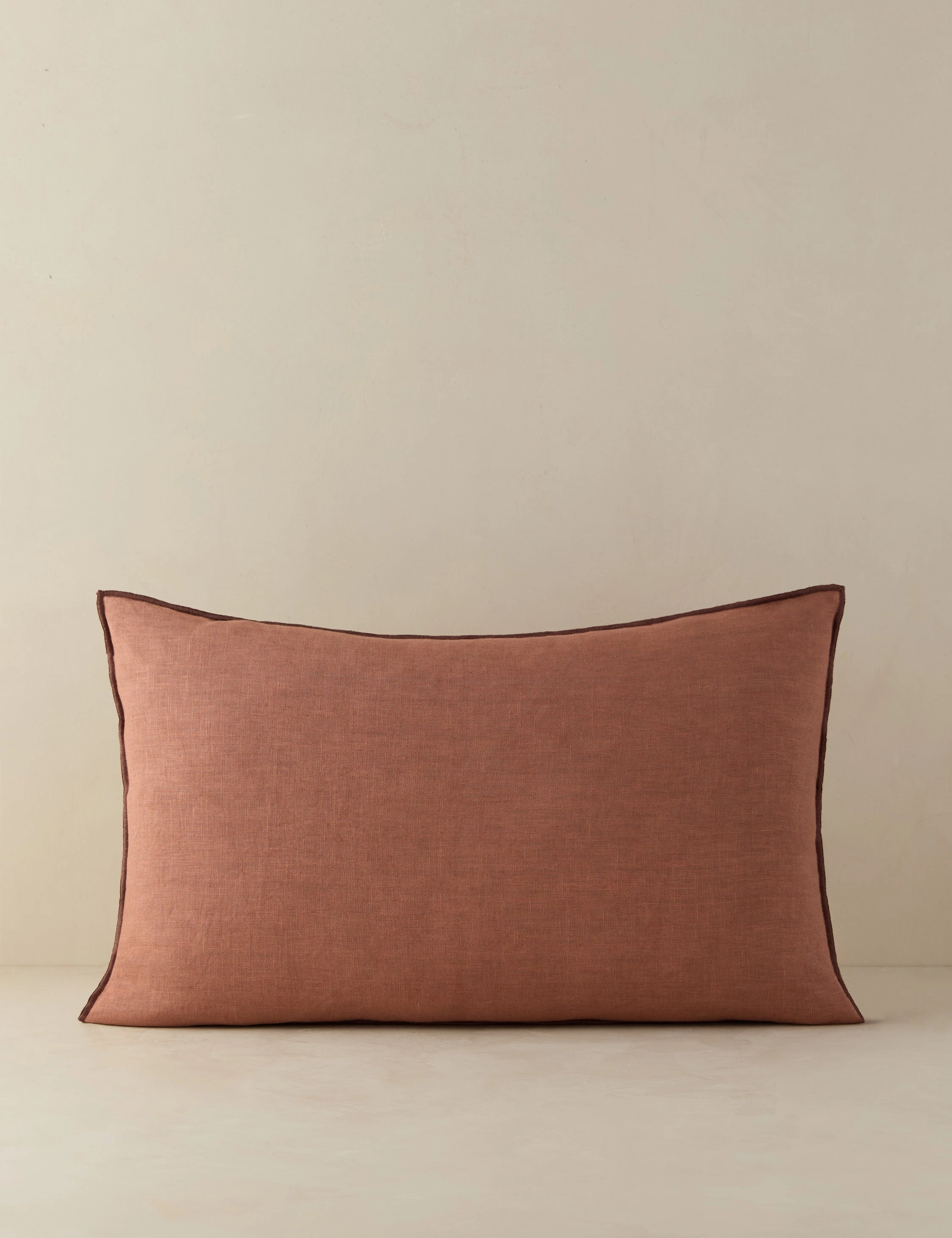 Carys Contrast Linen Pillow