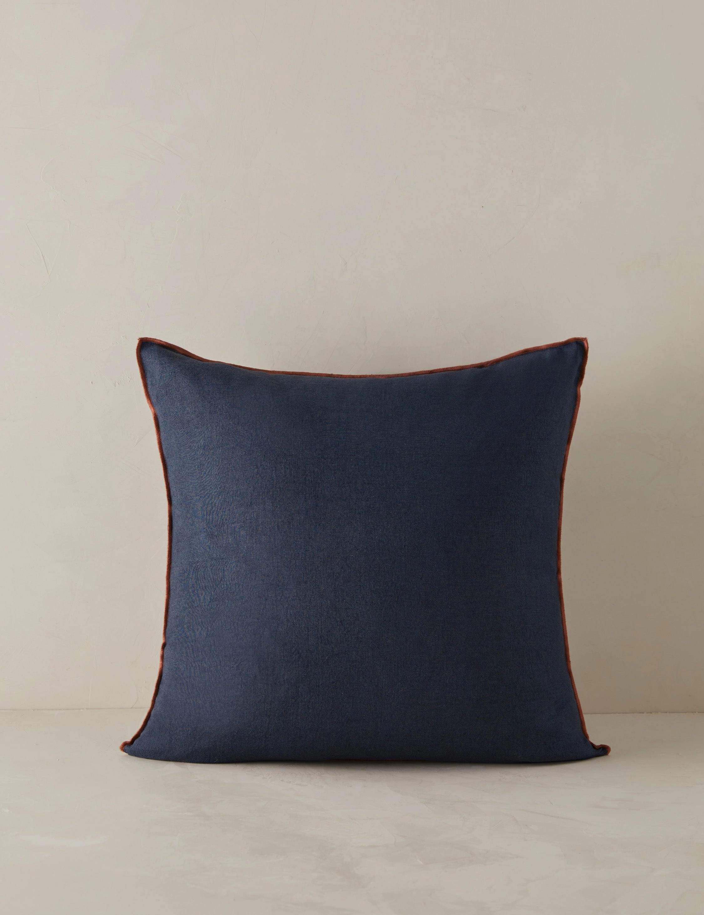 Carys Contrast Linen Pillow