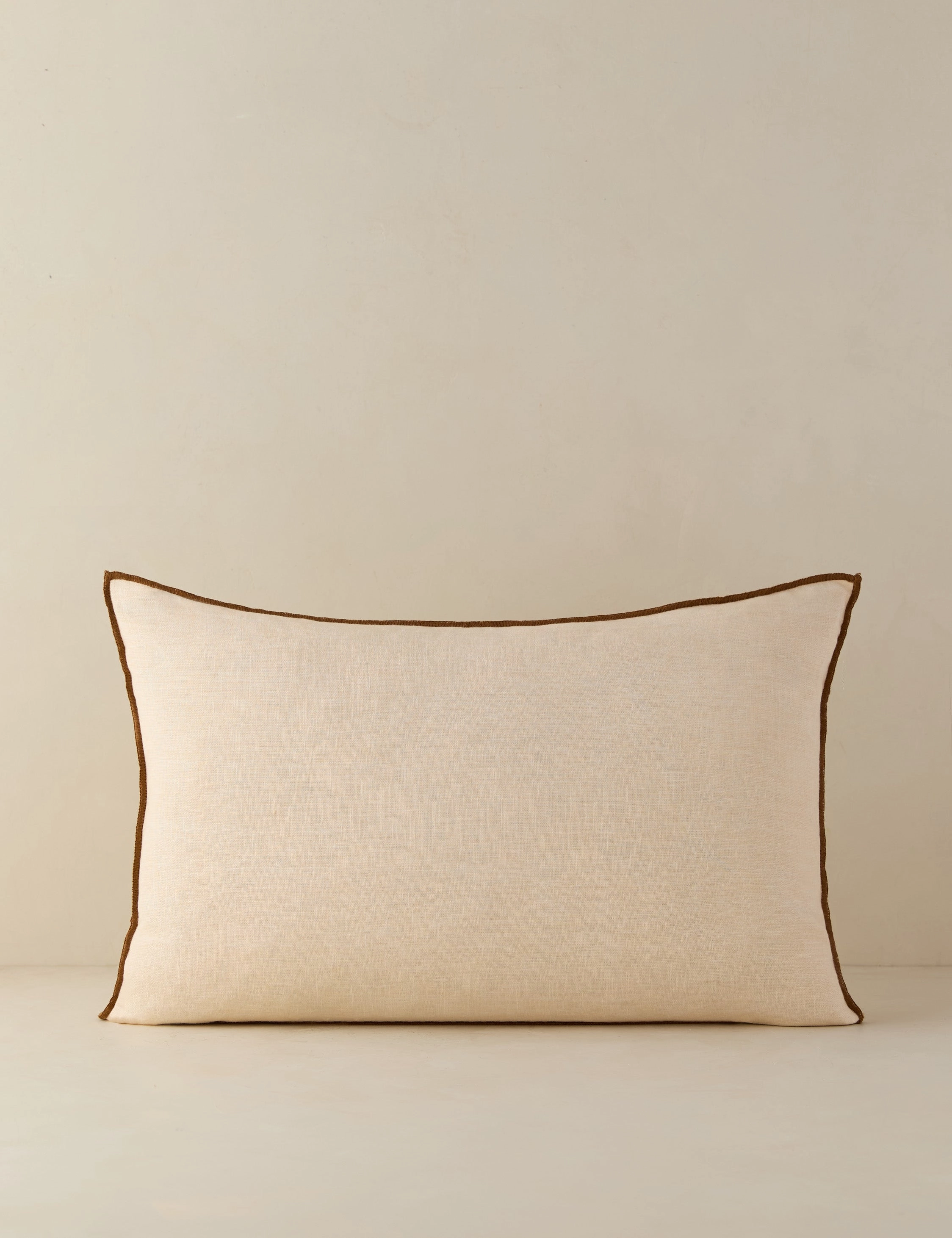 Carys Contrast Linen Pillow