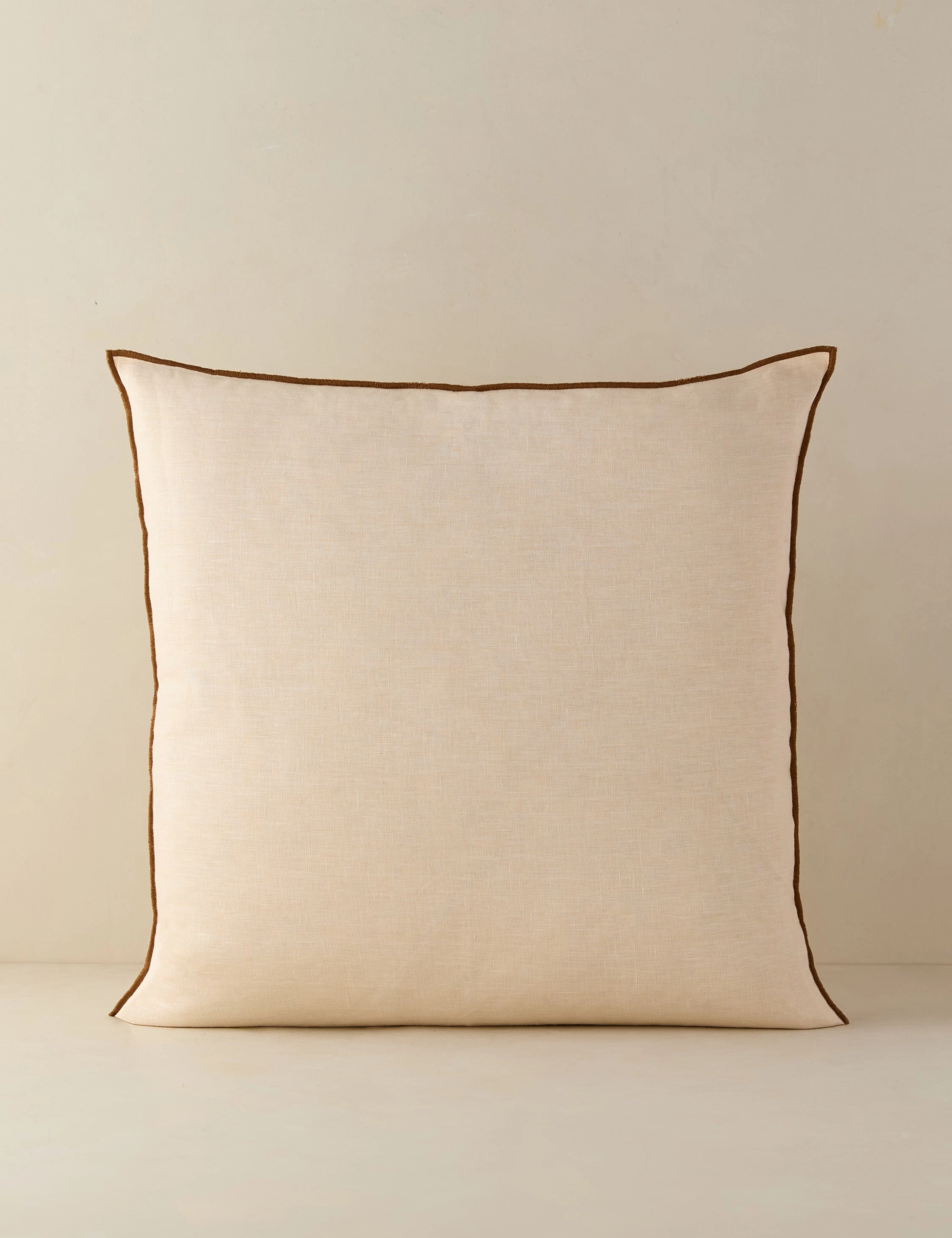 Carys Contrast Linen Pillow