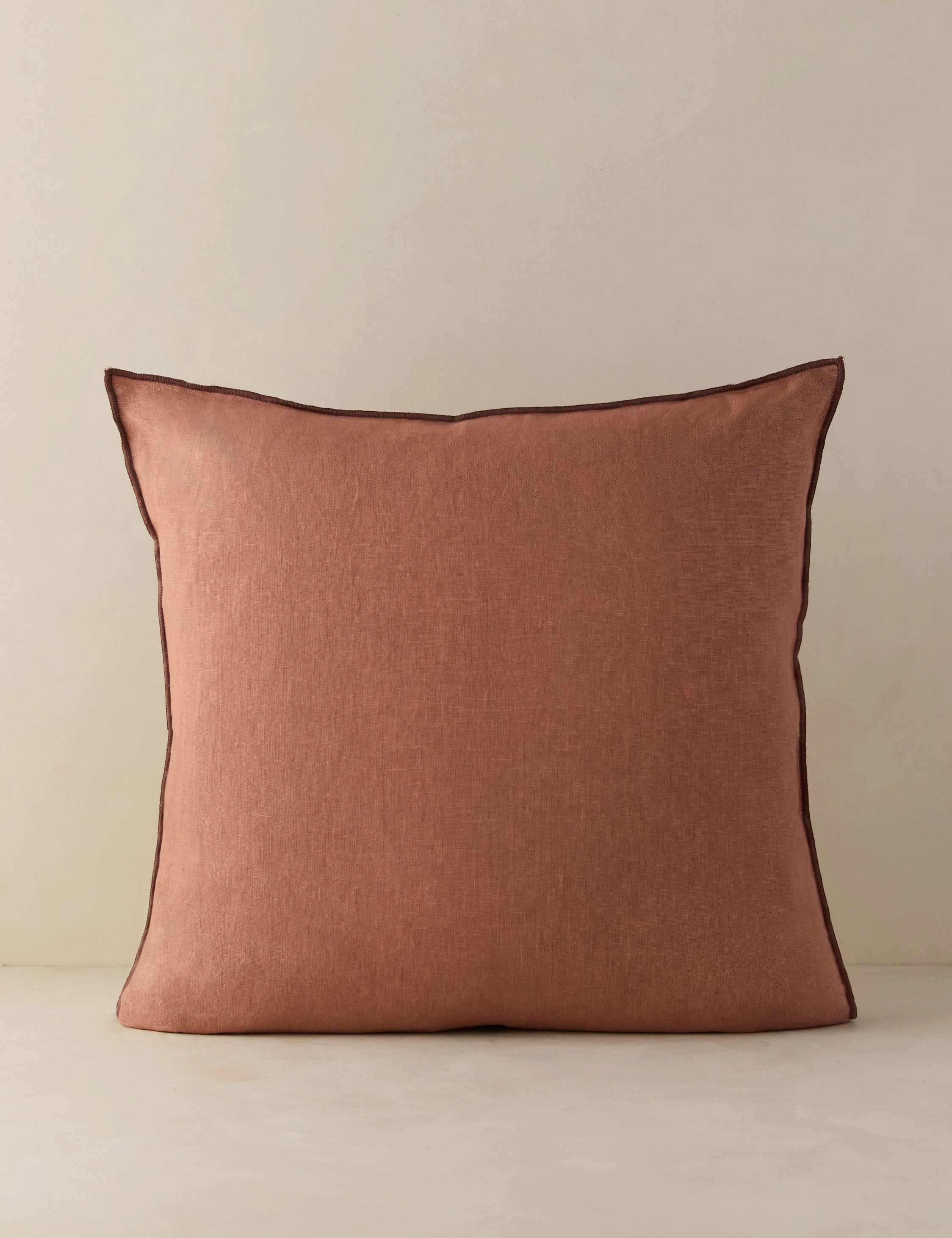 Carys Contrast Linen Pillow