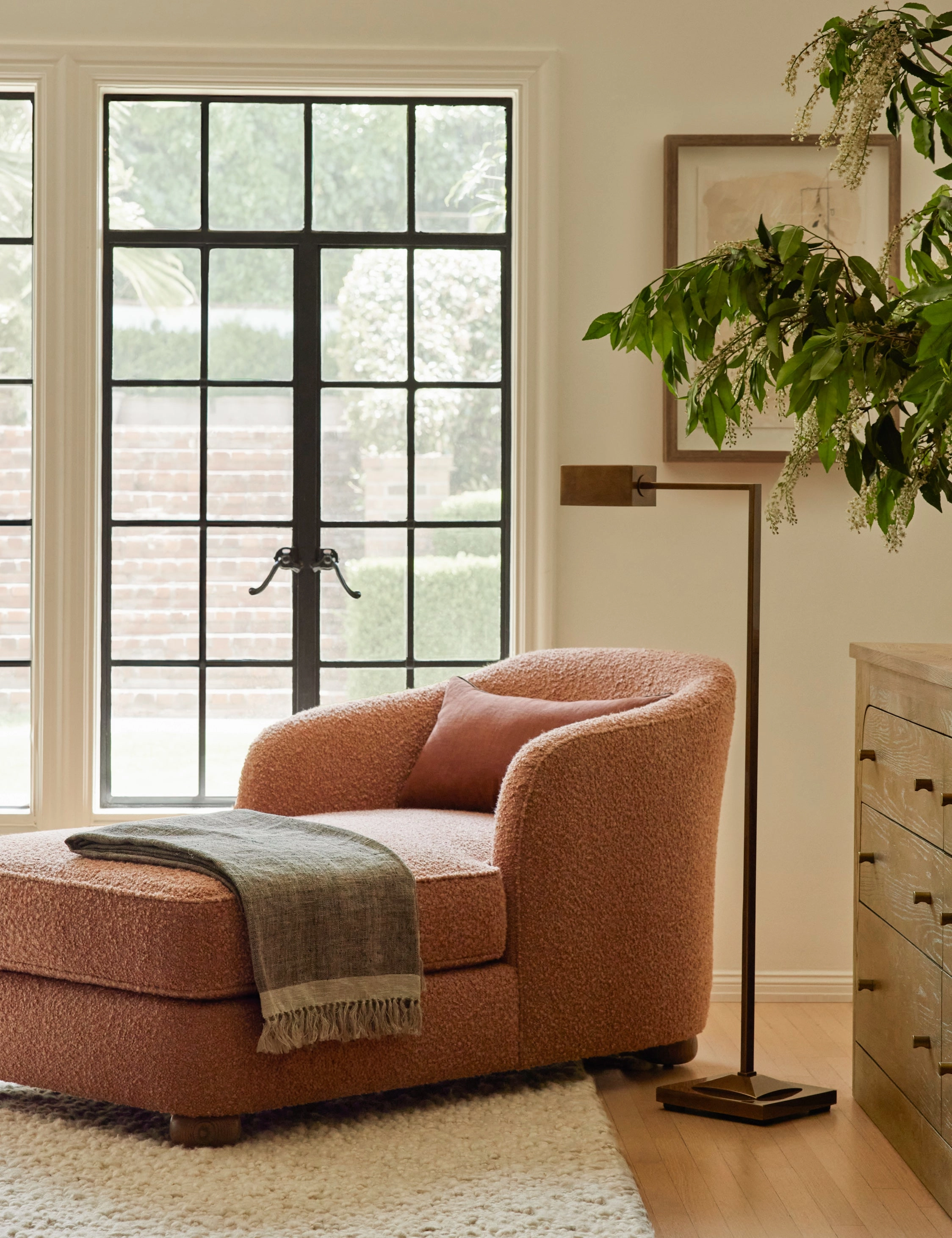 Carys Contrast Linen Pillow