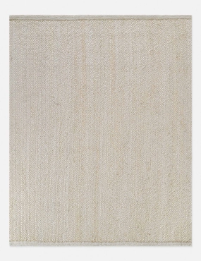 Cassis Handwoven Jute Rug by Pure Salt x Momenimodern color block patchwork rug