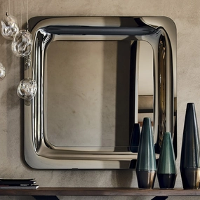 Cattelan Italia Glenn - Smoke Grey Mirrorwall mounted decorative mirror,full length dressing mirror