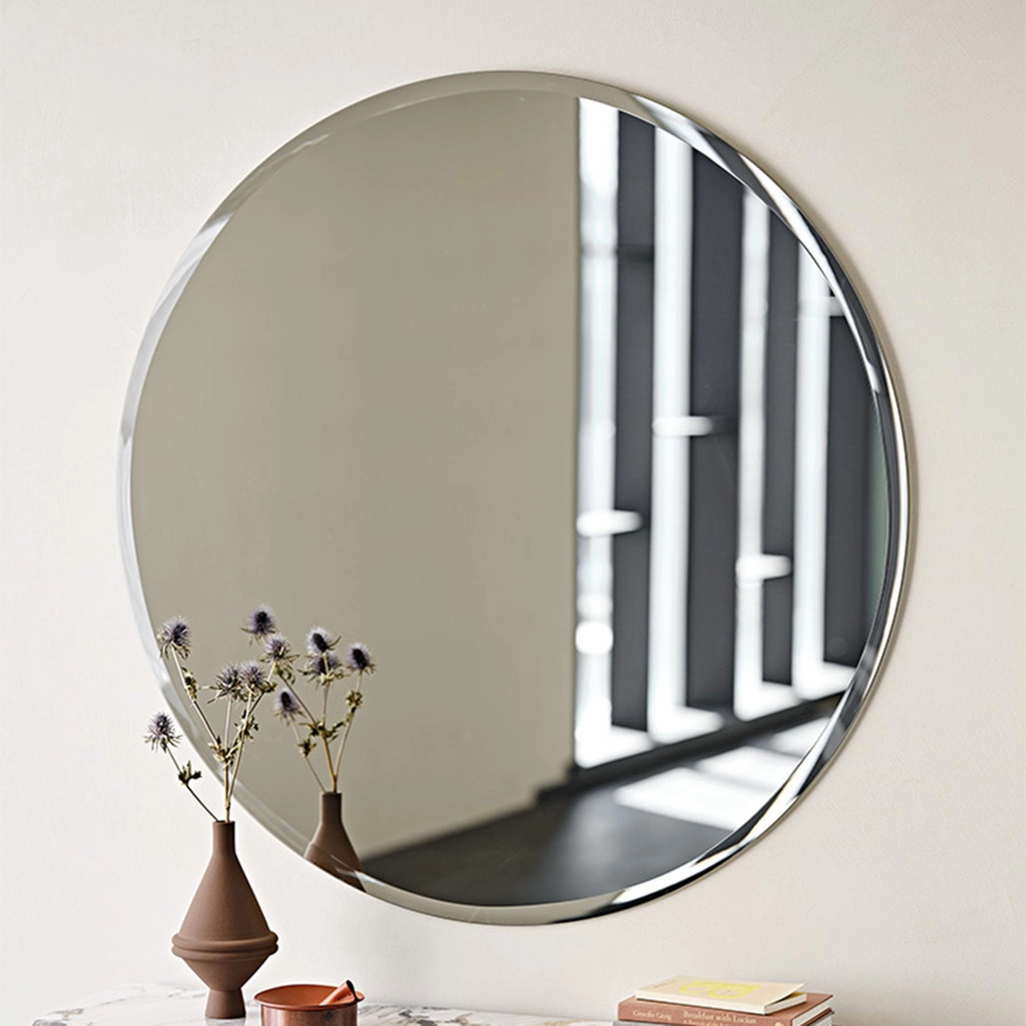 Cattelan Italia Hawaii - Round Bevelled Wall Mirror