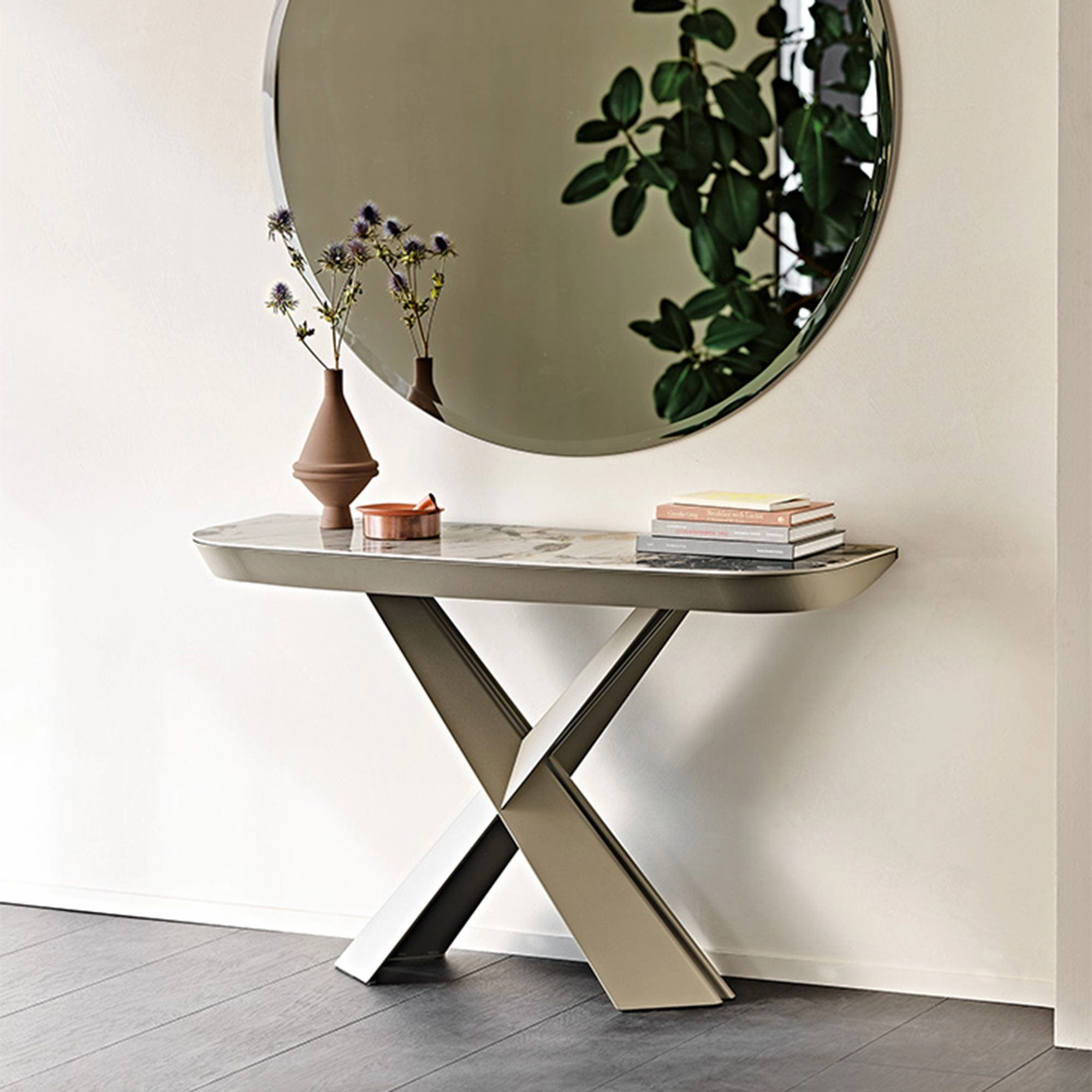 Cattelan Italia Hawaii - Round Bevelled Wall Mirror