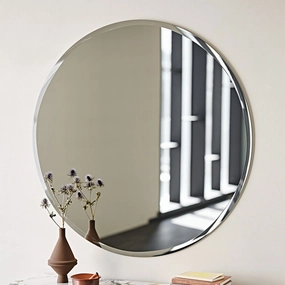 Cattelan Italia Hawaii - Round Bevelled Wall Mirrorwall mounted decorative mirror,full length dressing mirror