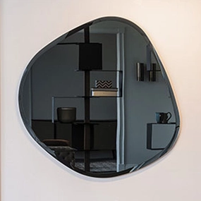 Cattelan Italia Hawaii - Smoke Grey Bevelled Mirrorwall mounted decorative mirror,full length dressing mirror