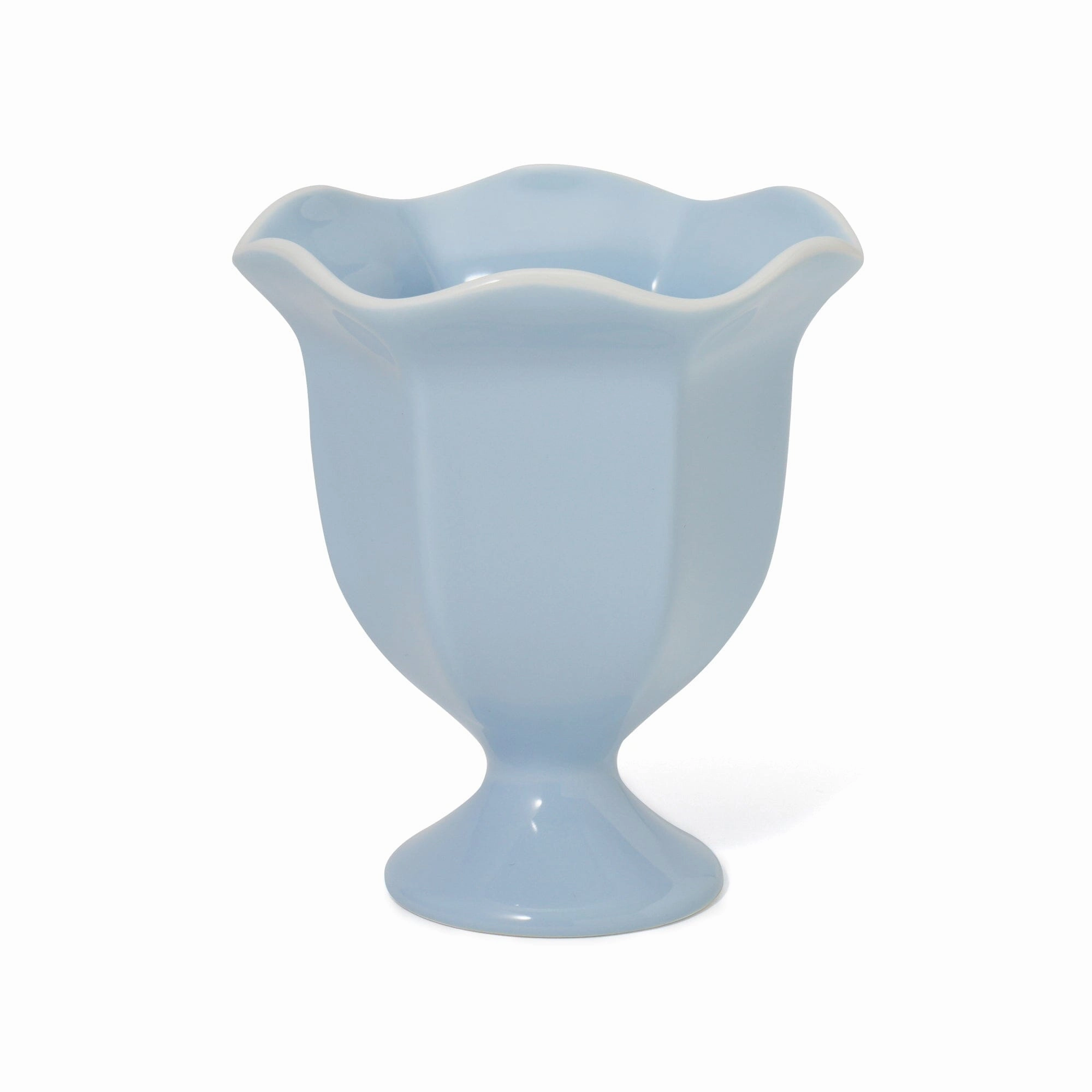 Ceramic Parfait Tumbler Small Blueglass cups ,personalized mugs 