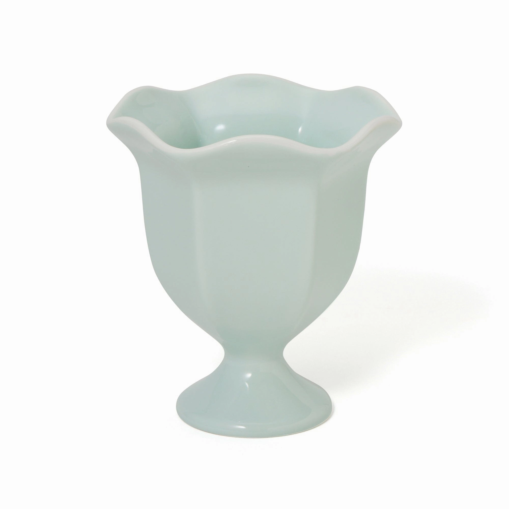 Ceramic Parfait Tumbler Small Greenglass cups ,personalized mugs 