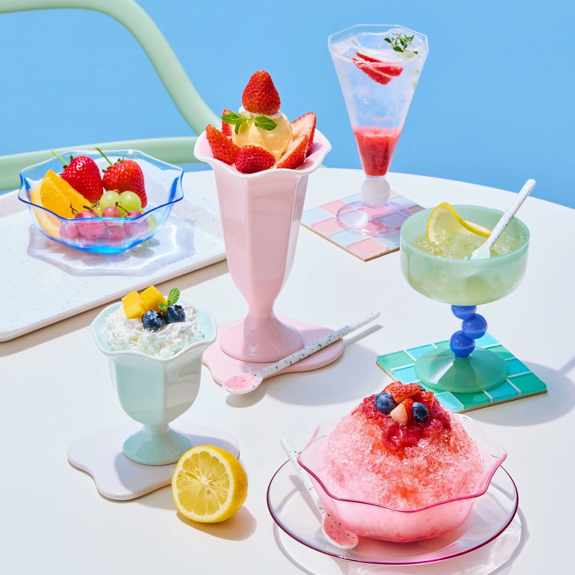 Ceramic Parfait Tumbler Small Pink