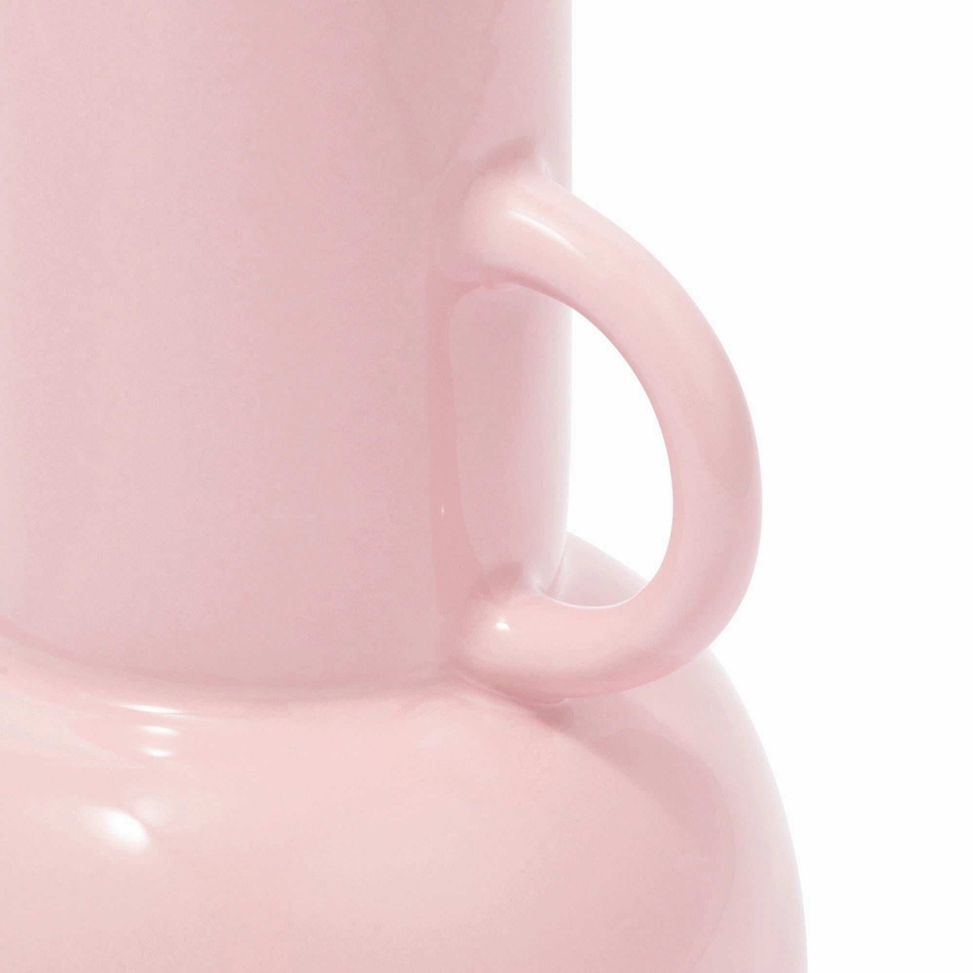 Ceramic Pop Flower Vase Large Pink