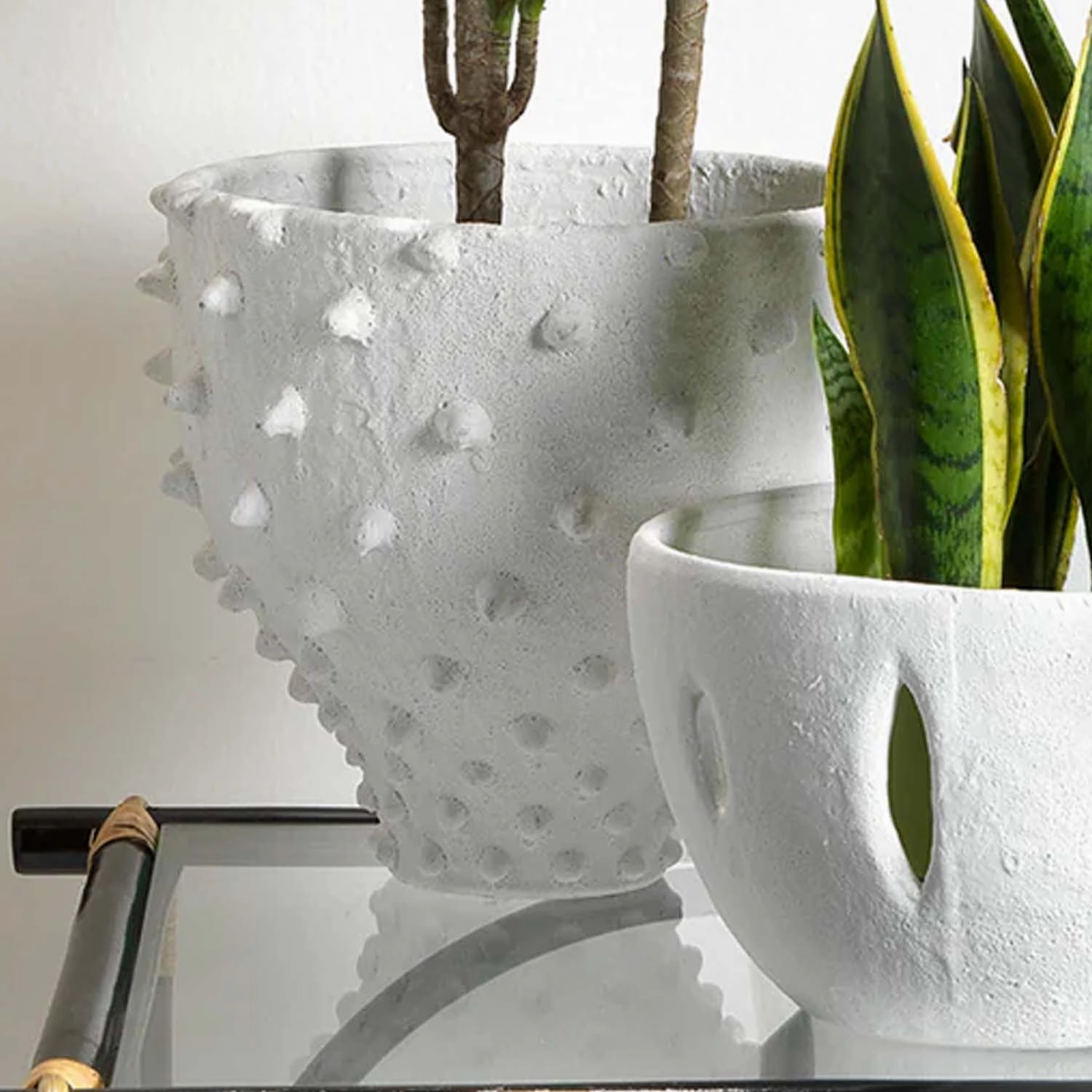 Ceramic Spike Vase - 12"