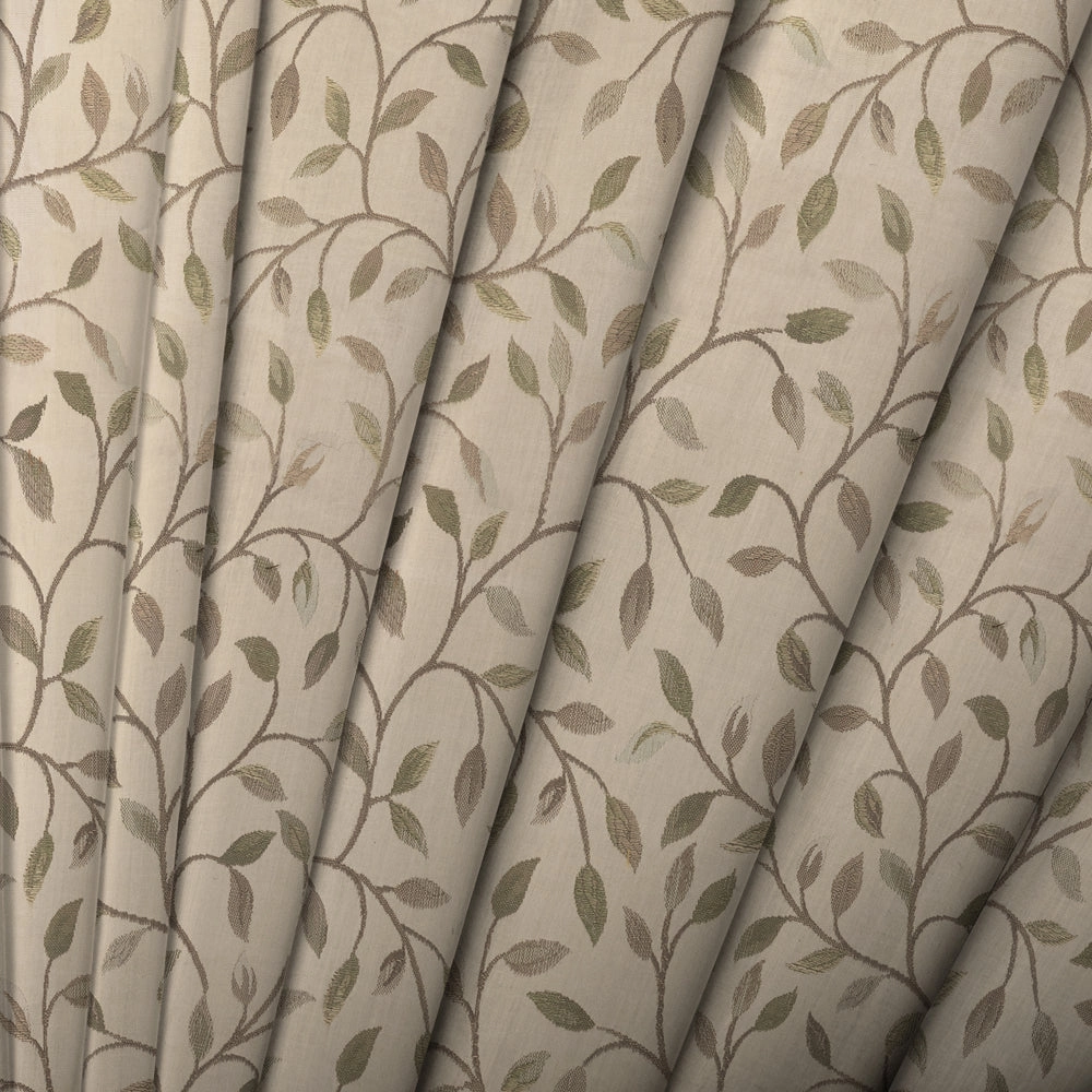 Cervino Woven Jacquard Made to Measure Curtains Catkin