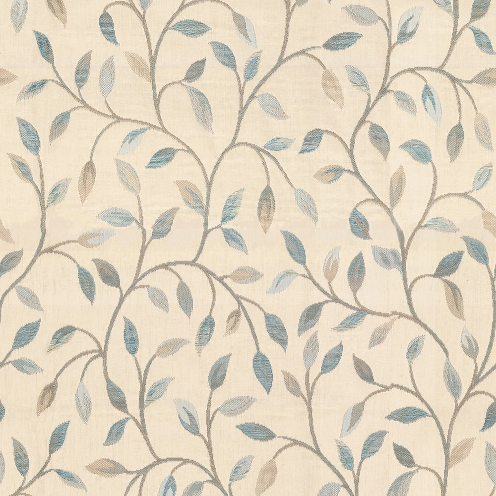 Cervino Woven Jacquard Made to Measure Curtains Duck Egg